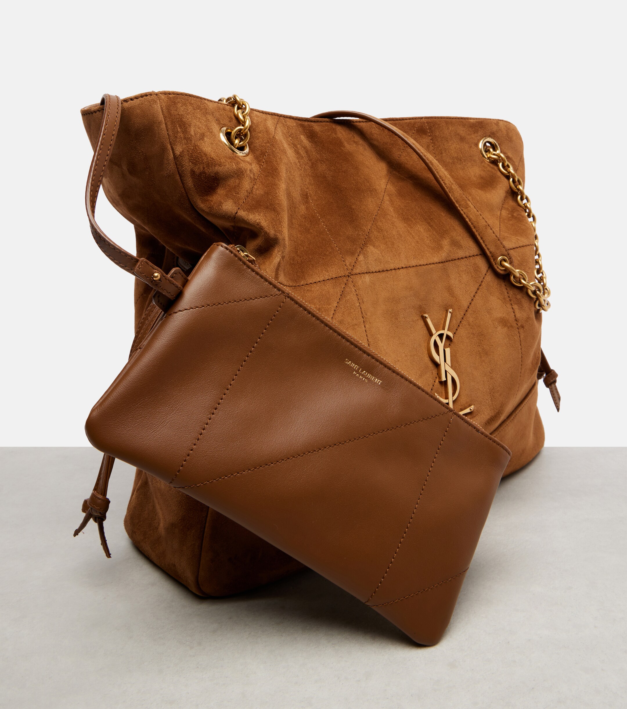 Saint Laurent Jamie Shopping suede tote bag