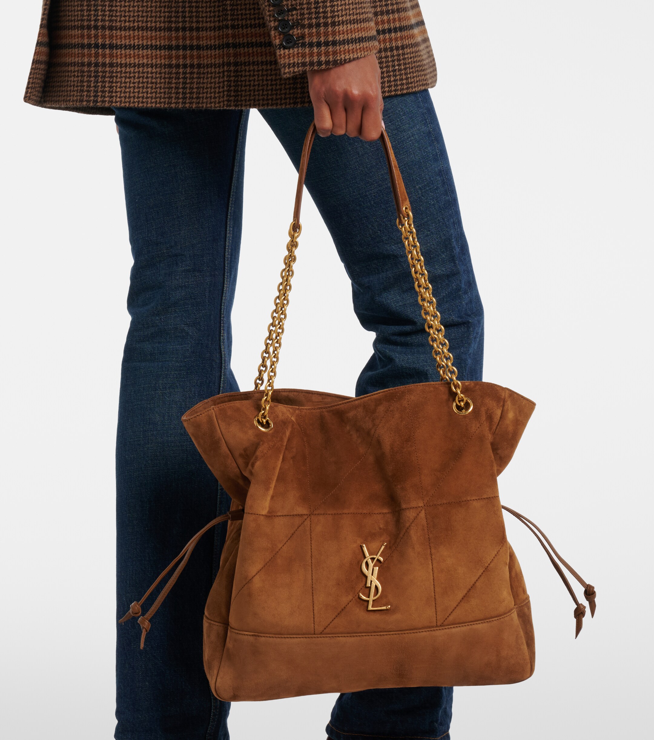 Saint Laurent Jamie Shopping suede tote bag