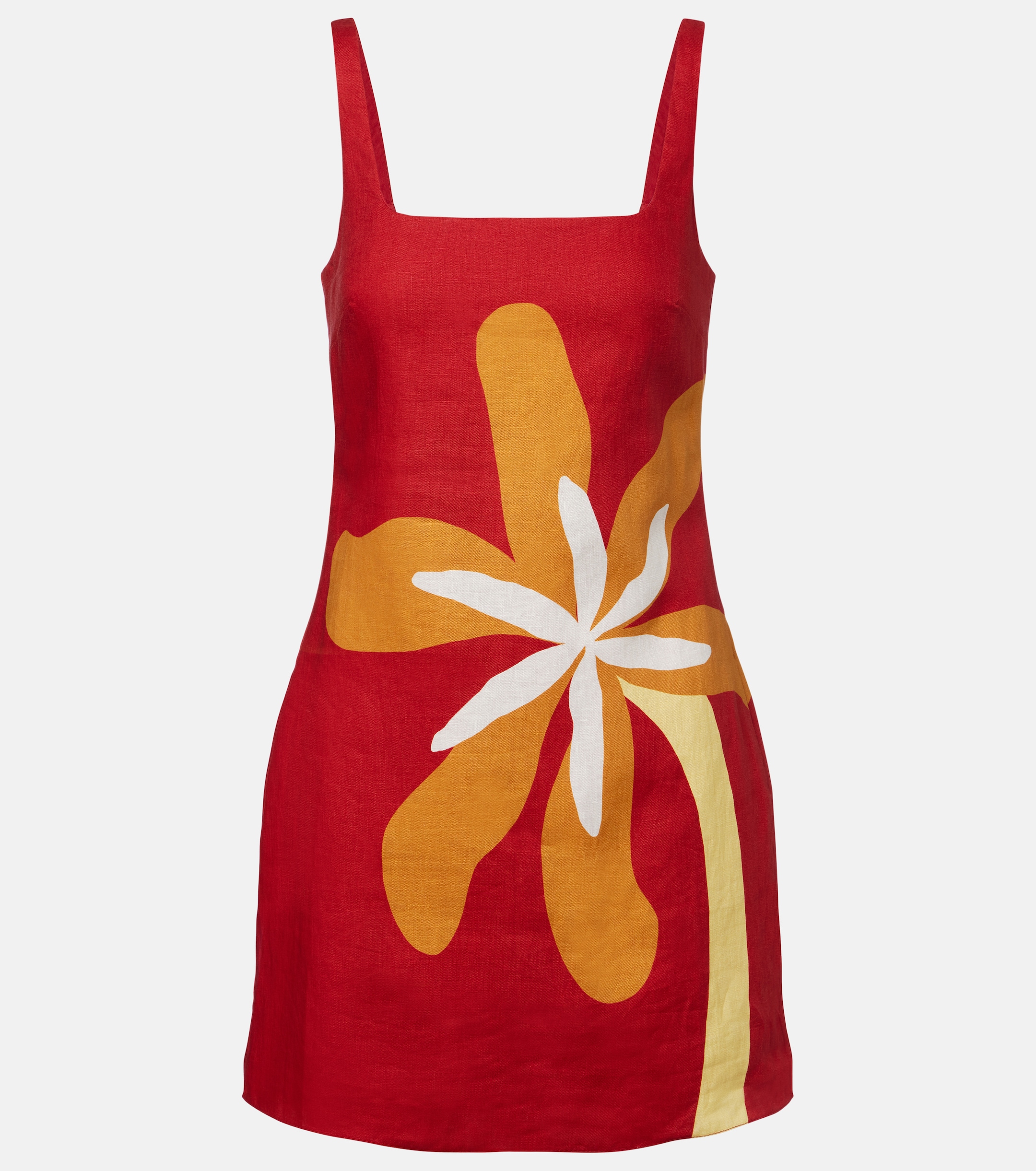 Cala de la Cruz - Siela floral linen minidress | Plush