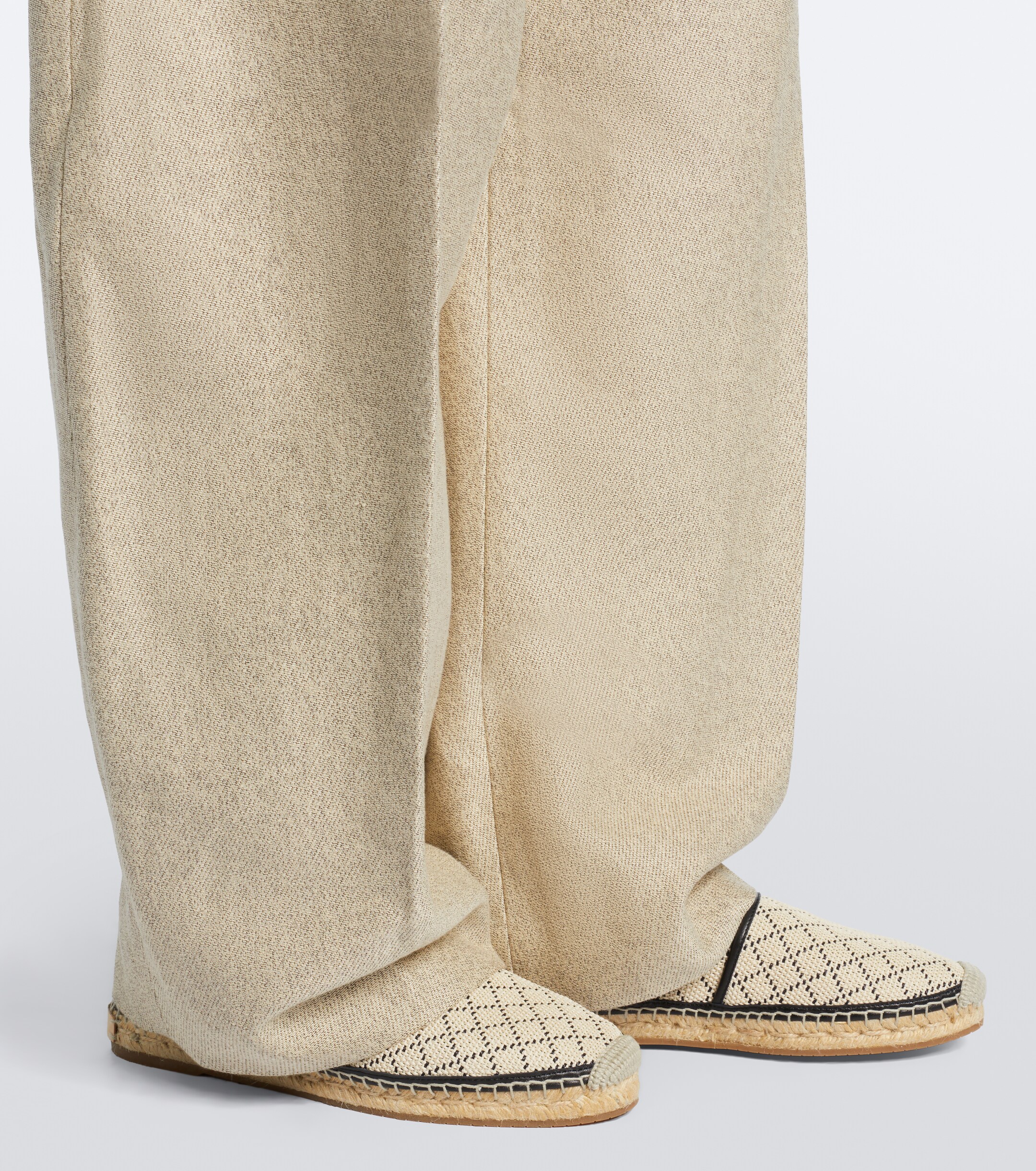 MANOLO BLAHNIK Manolo Blahnik Espadra raffia-effect espadrilles