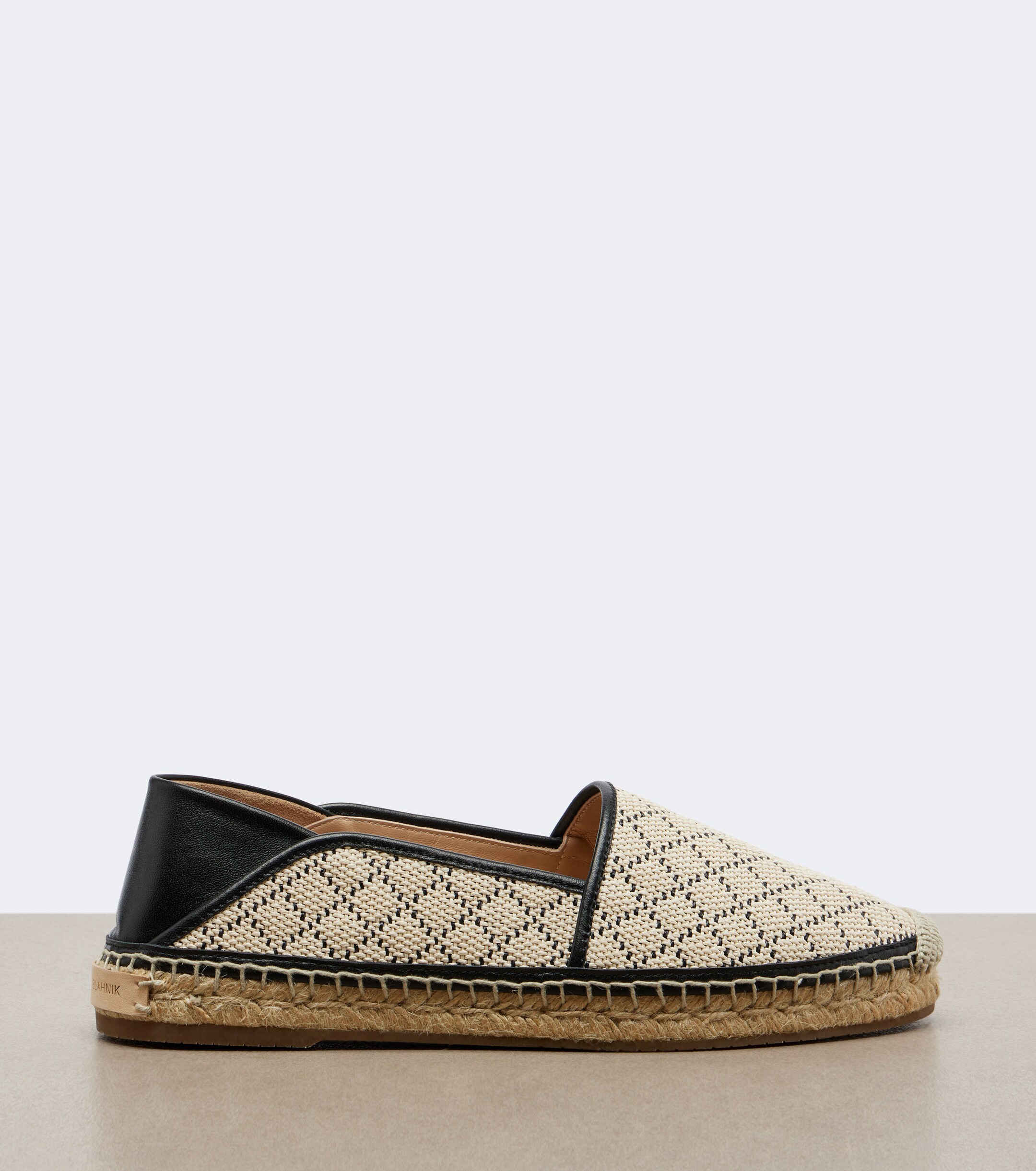 MANOLO BLAHNIK Manolo Blahnik Espadra raffia-effect espadrilles