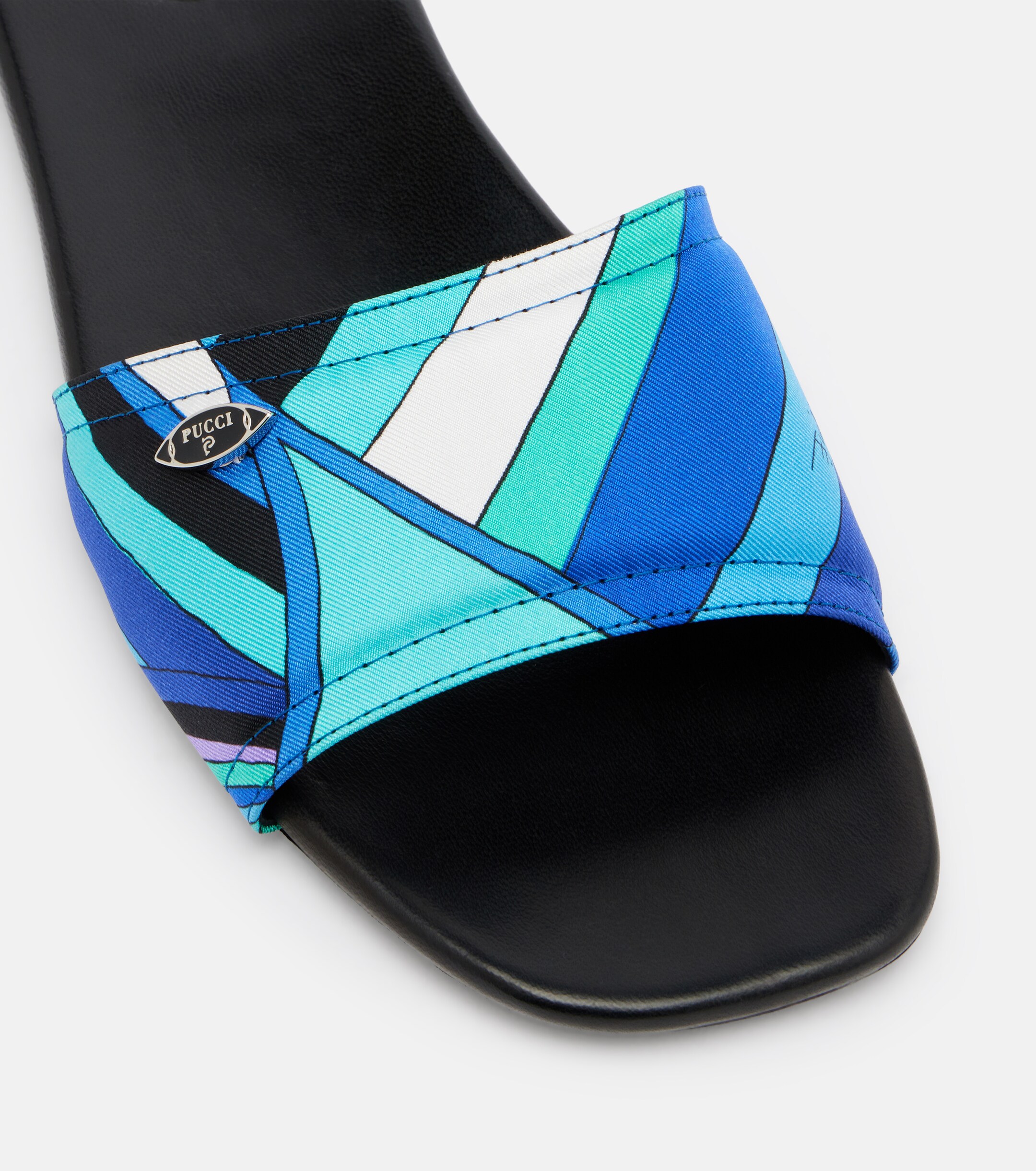 Pucci Pucci Yummy Iride twill slides