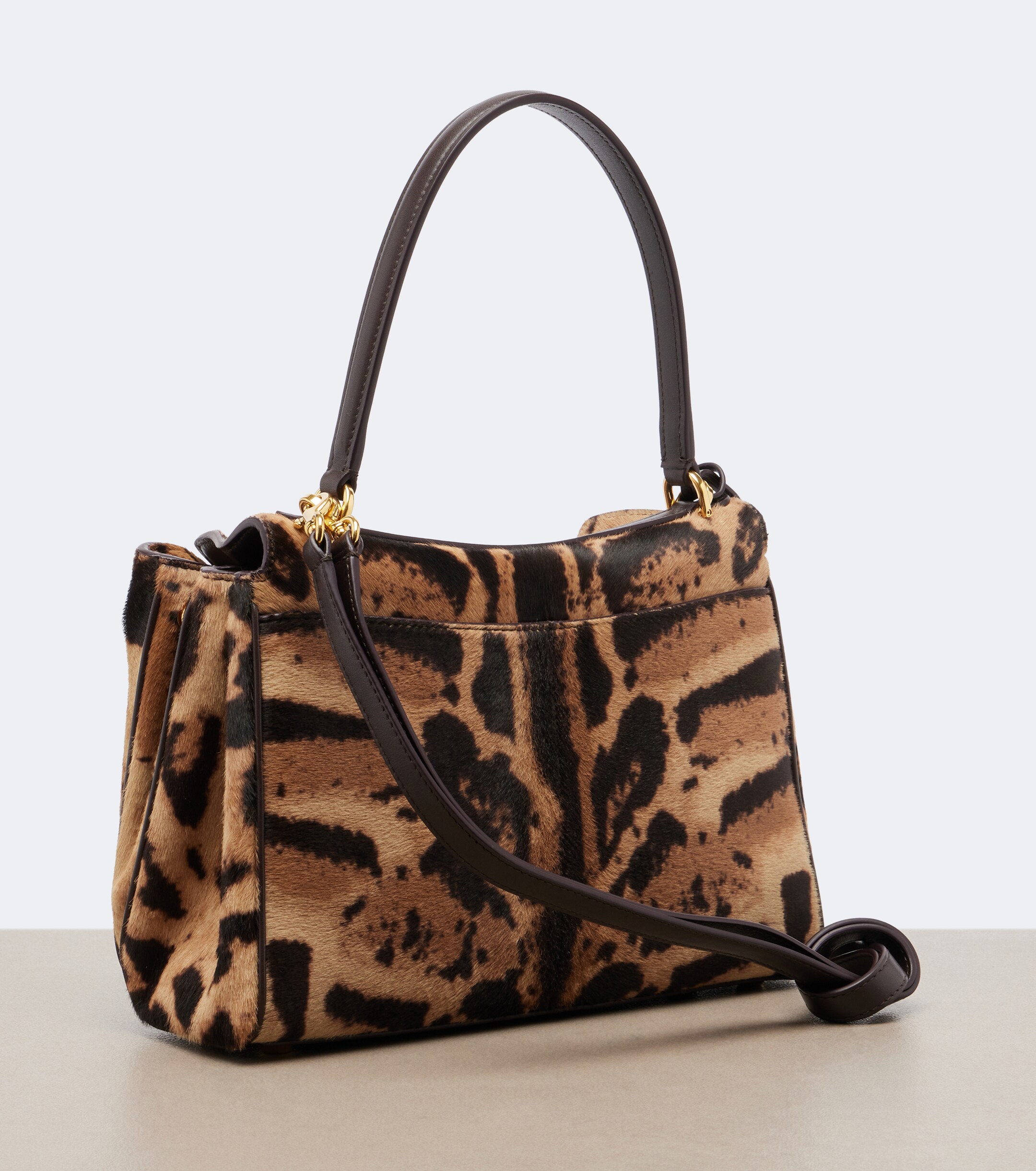 Balenciaga Rodeo Small calf hair top-handle bag