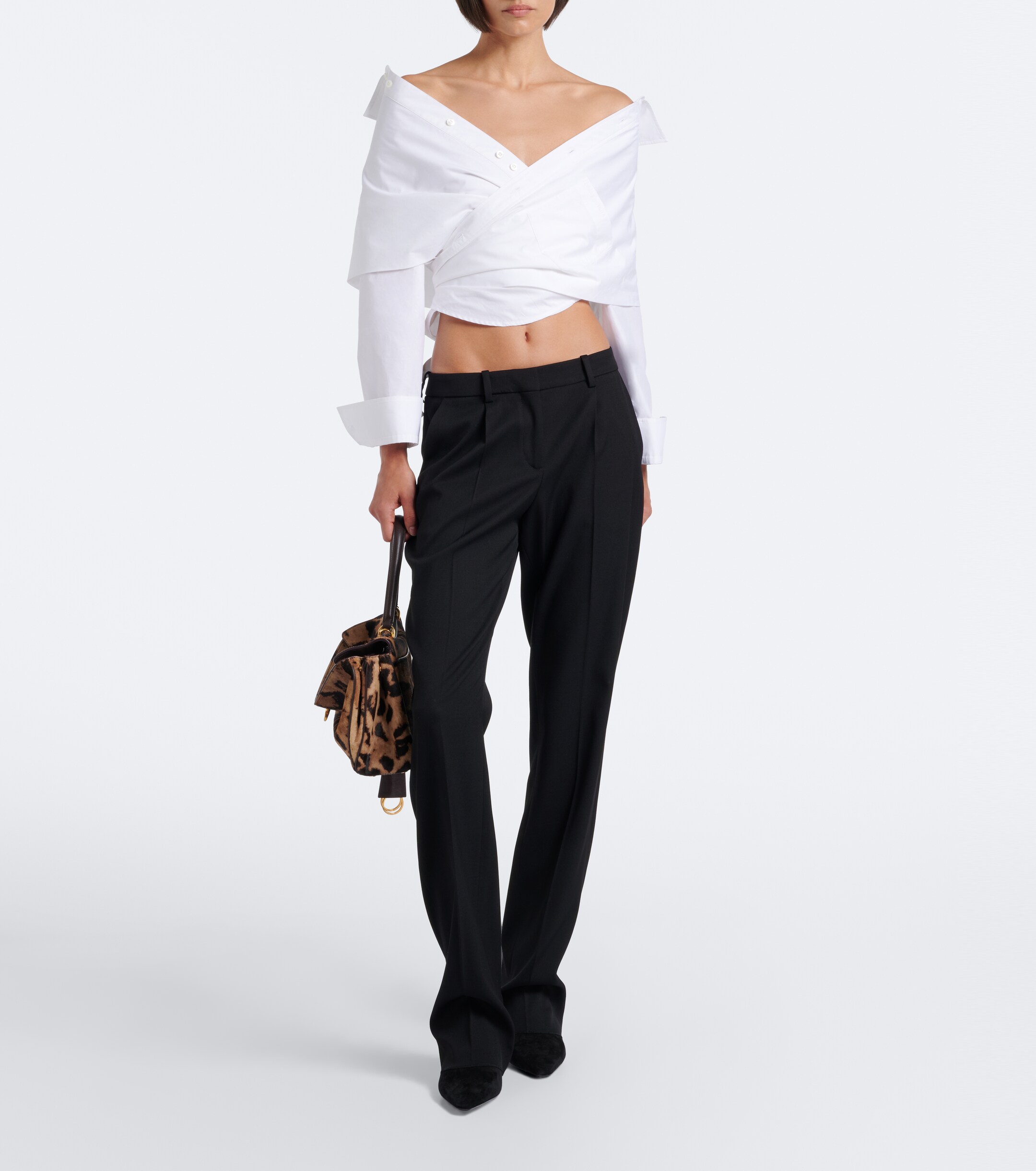 Balenciaga Rodeo Small calf hair top-handle bag