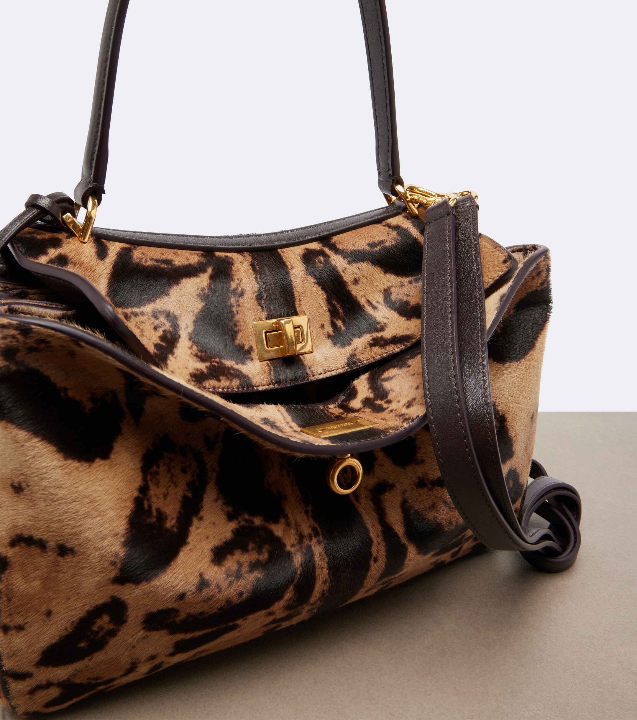 Balenciaga Rodeo Small calf hair top-handle bag
