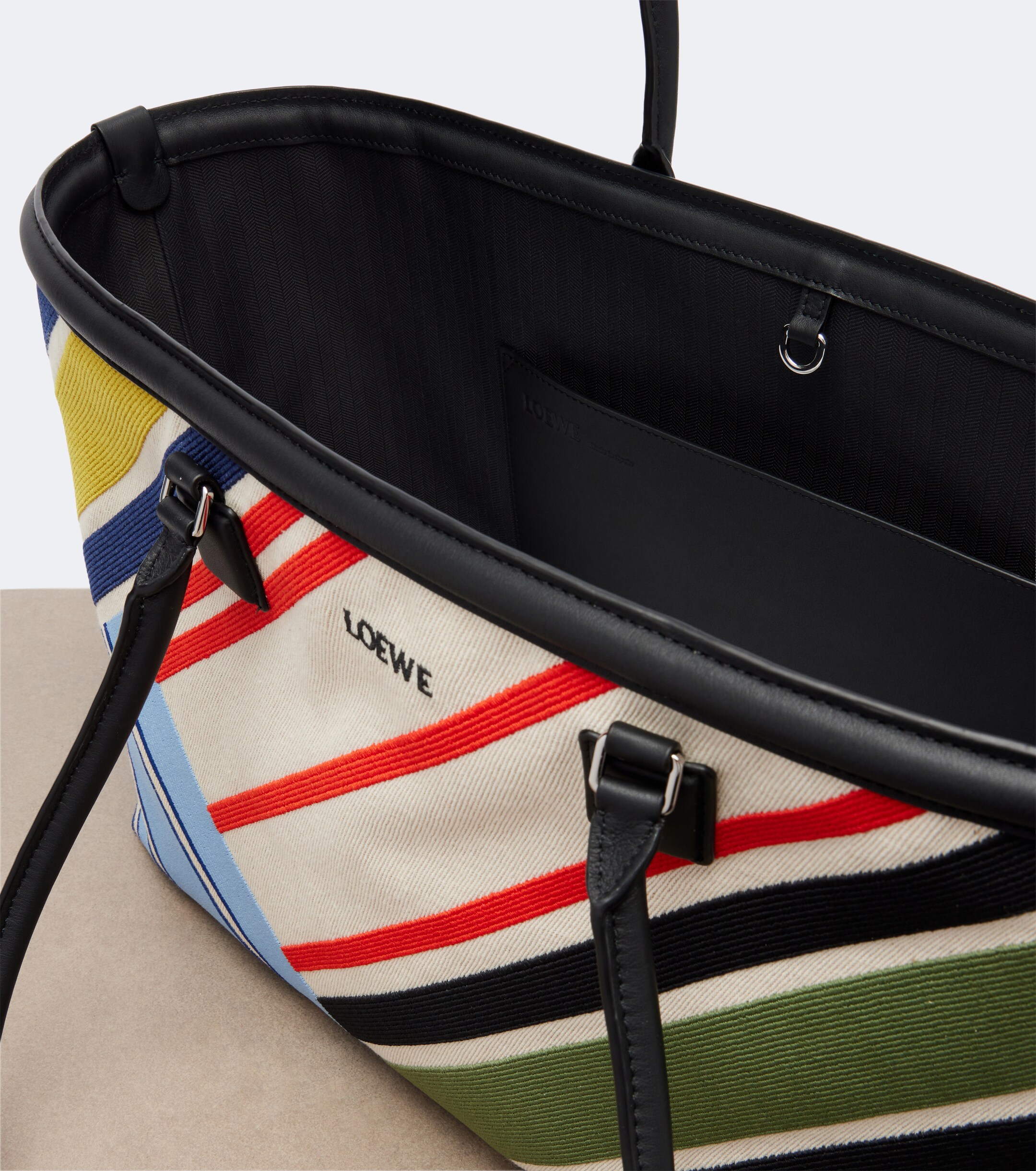 Loewe Verano Large embroidered canvas tote bag