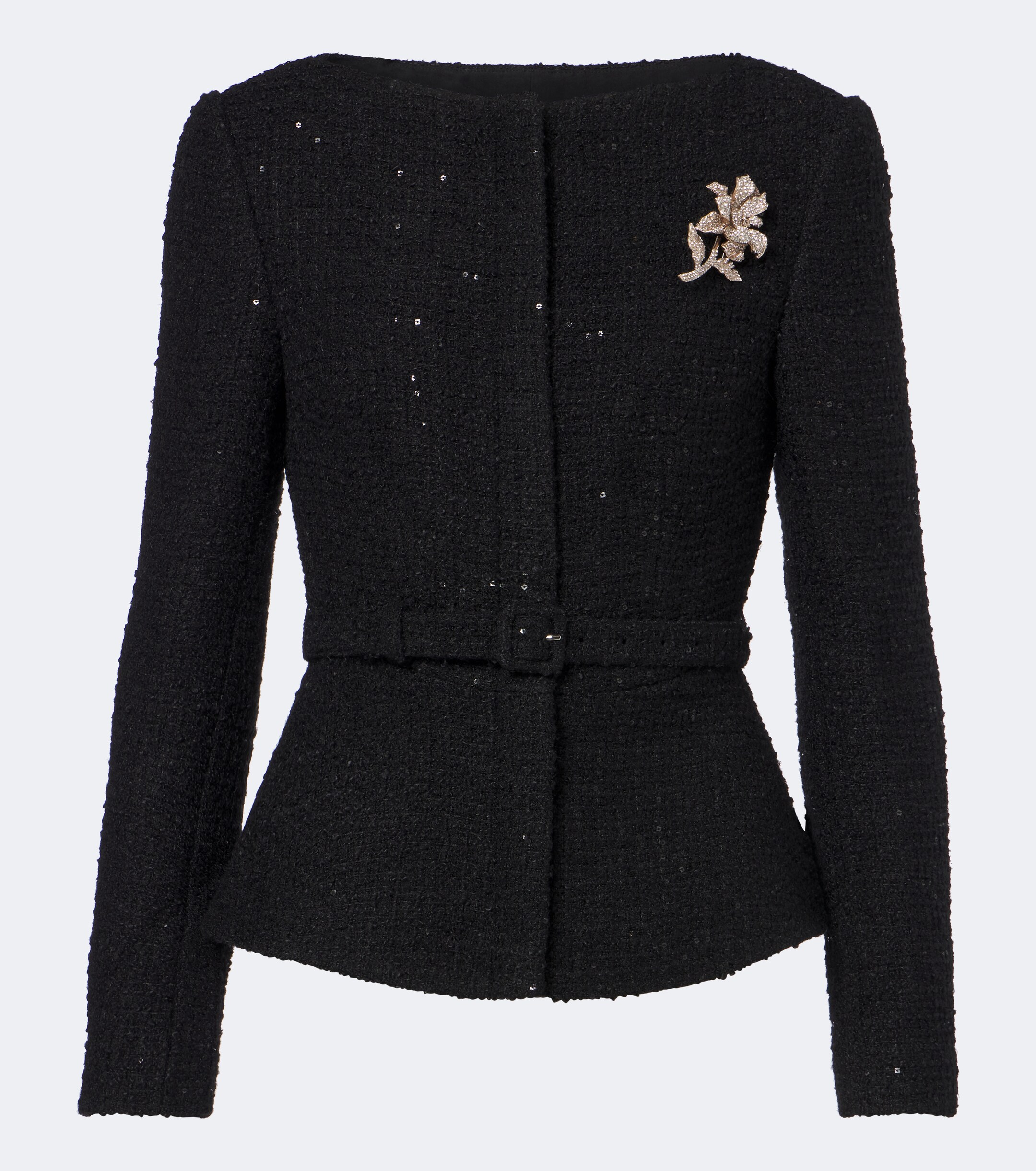 Roland Mouret Roland Mouret Belted embellished bouclé jacket