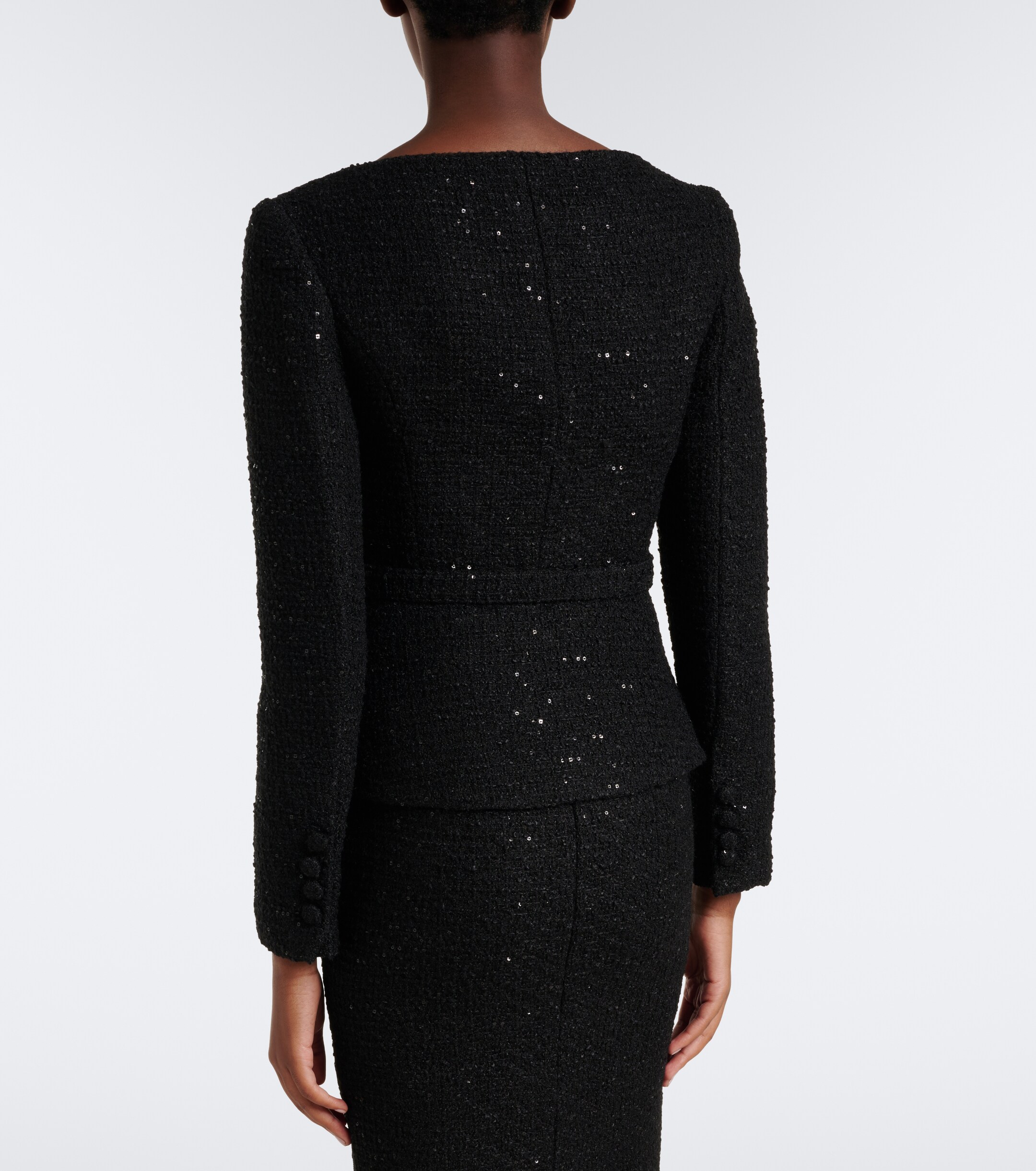 Roland Mouret Roland Mouret Belted embellished bouclé jacket