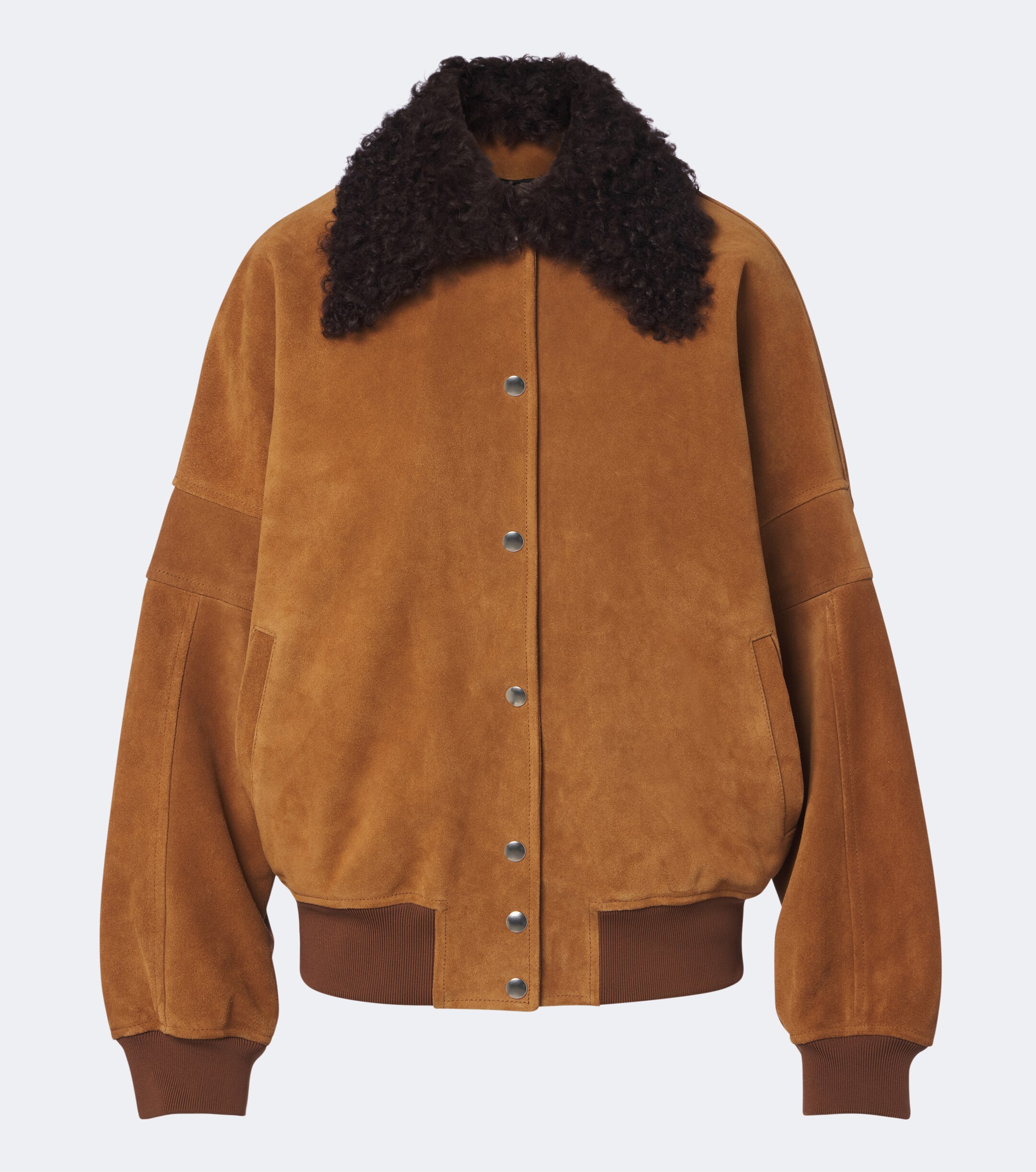 Plan C Plan C Suede blouson jacket