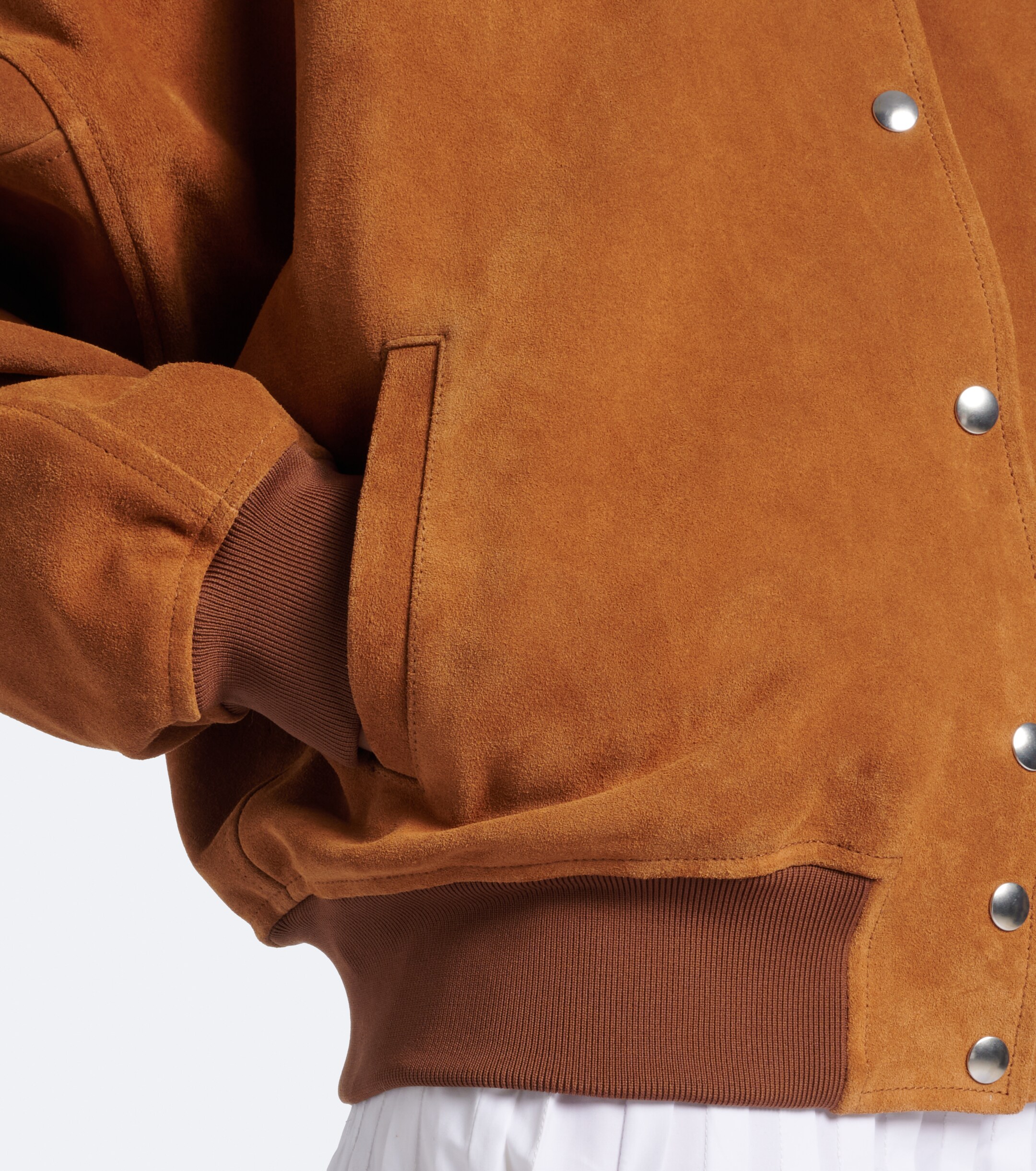 Plan C Plan C Suede blouson jacket