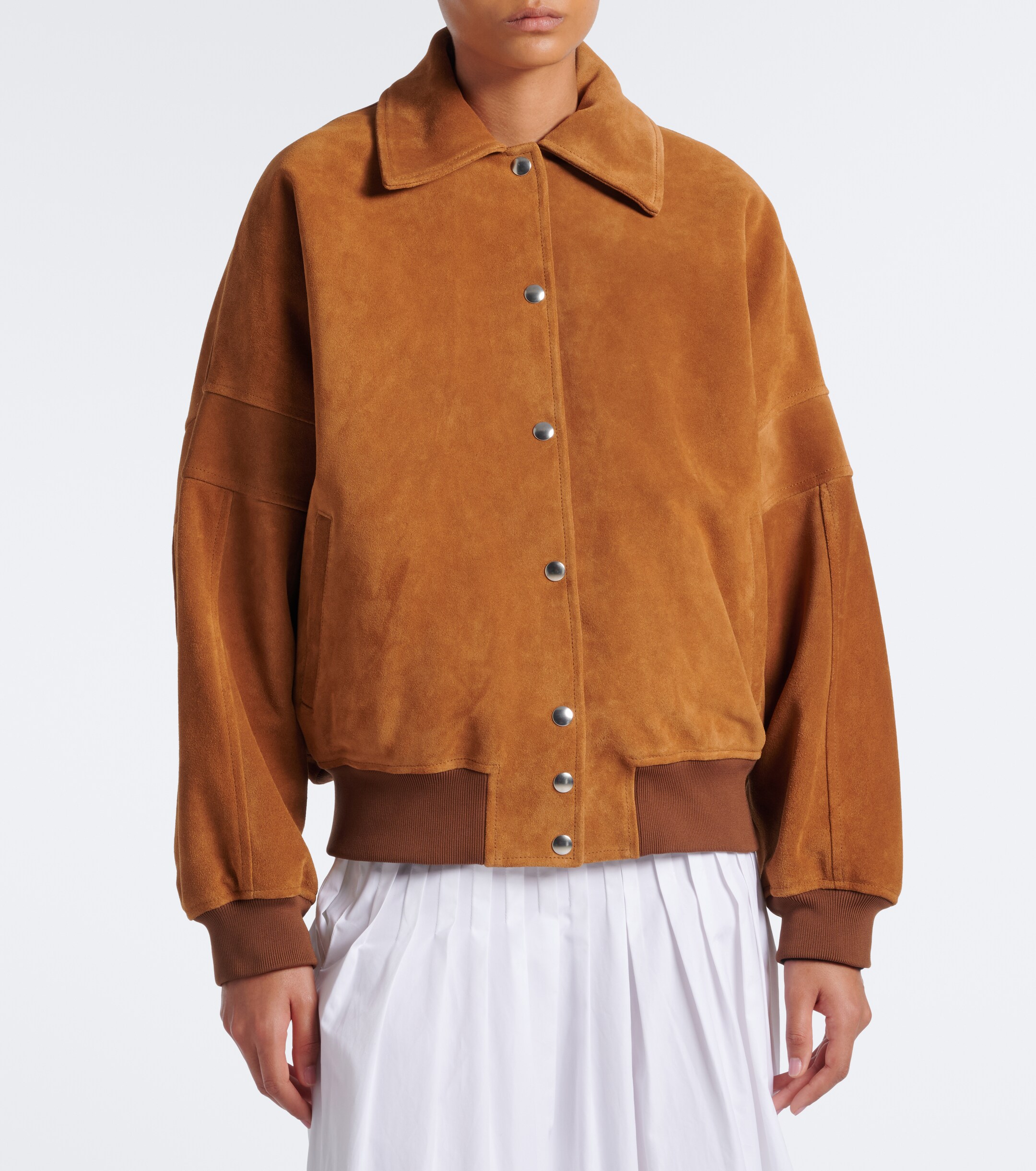 Plan C Plan C Suede blouson jacket
