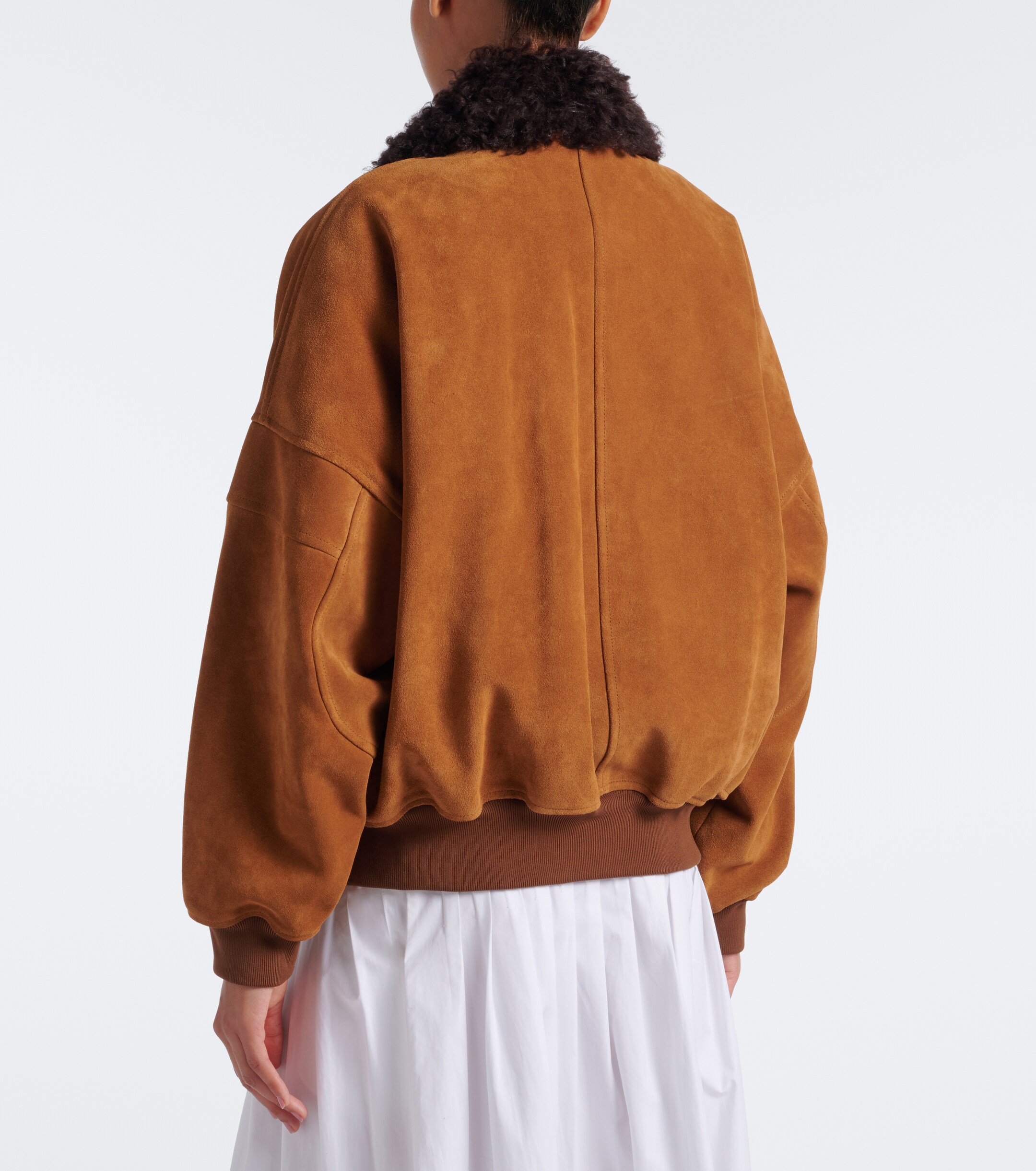 Plan C Plan C Suede blouson jacket