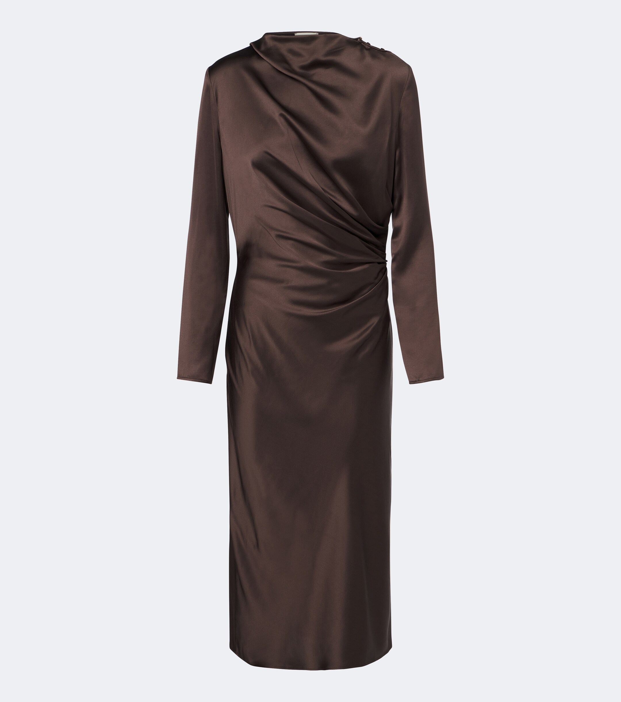 LOULOU DE SAISON Loulou de Saison Fabio draped satin midi dress