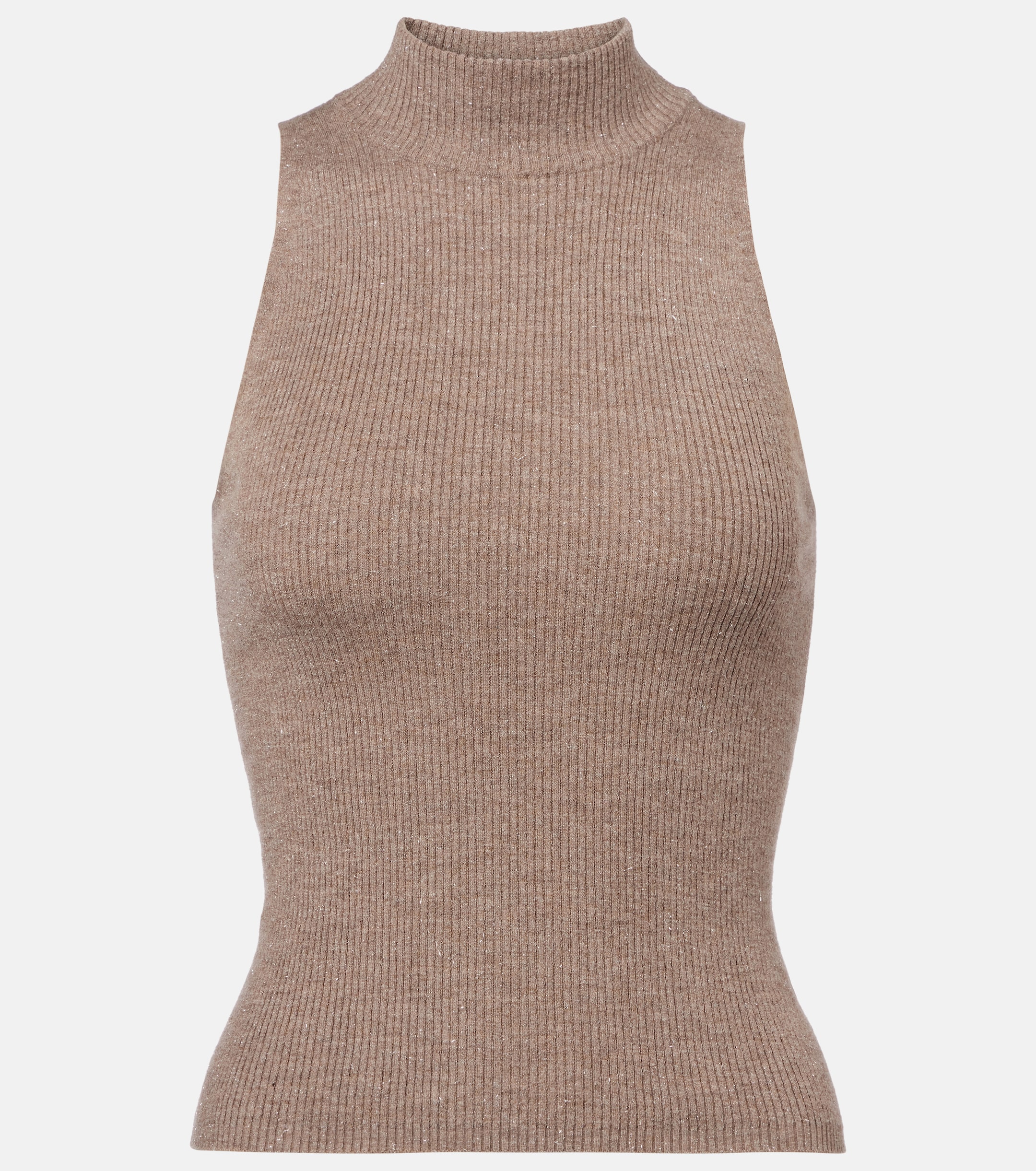 Brunello Cucinelli Brunello Cucinelli Ribbed-knit turtleneck top