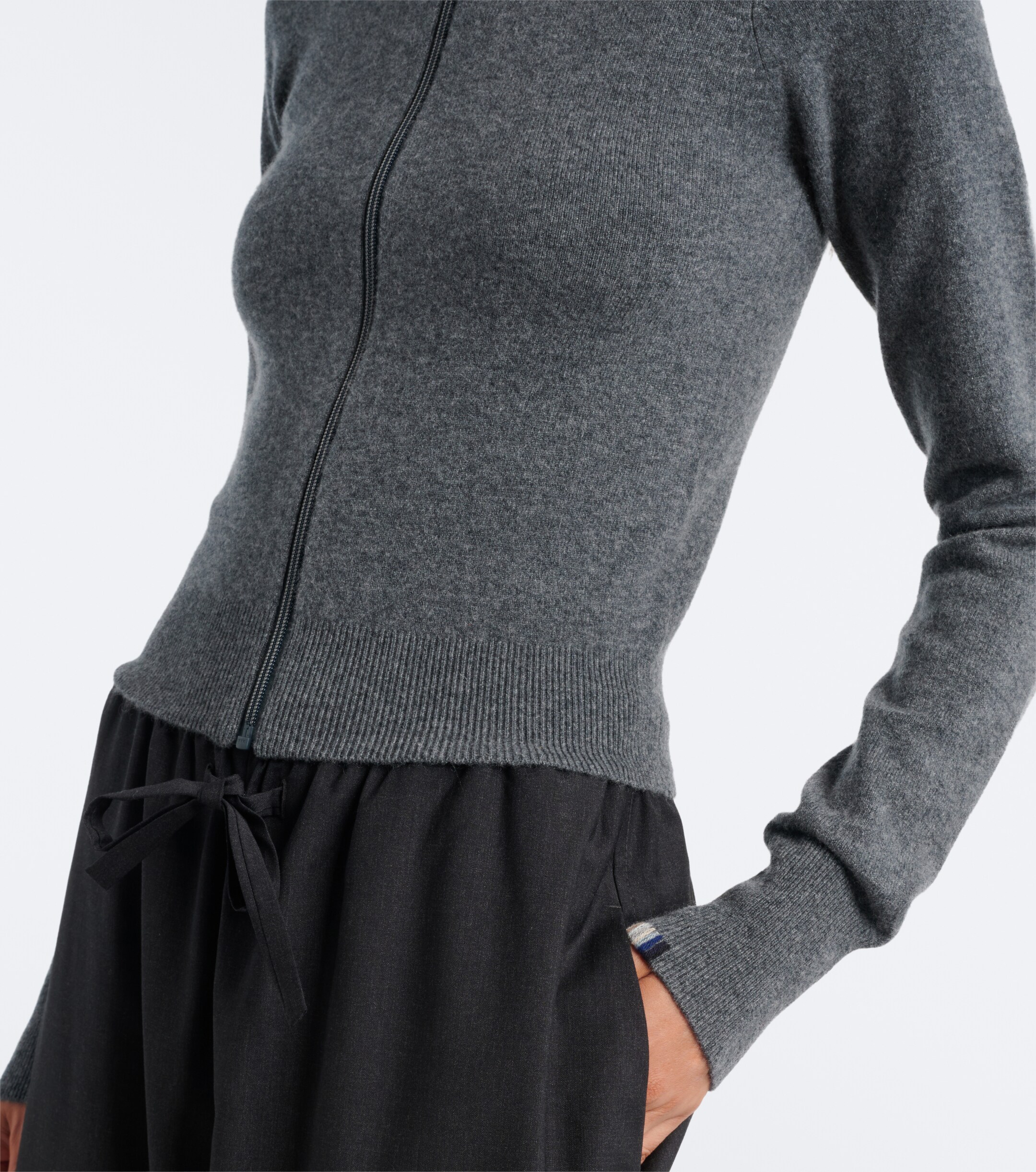 Extreme Cashmere Extreme Cashmere N°494 Tangerine cashmere-blend cardigan