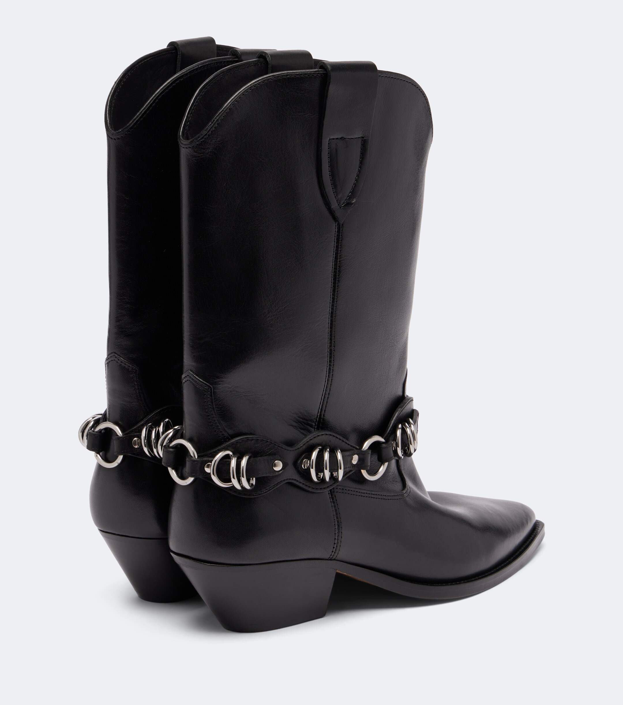 Isabel Marant Isabel Marant Duerto embellished leather cowboy boots