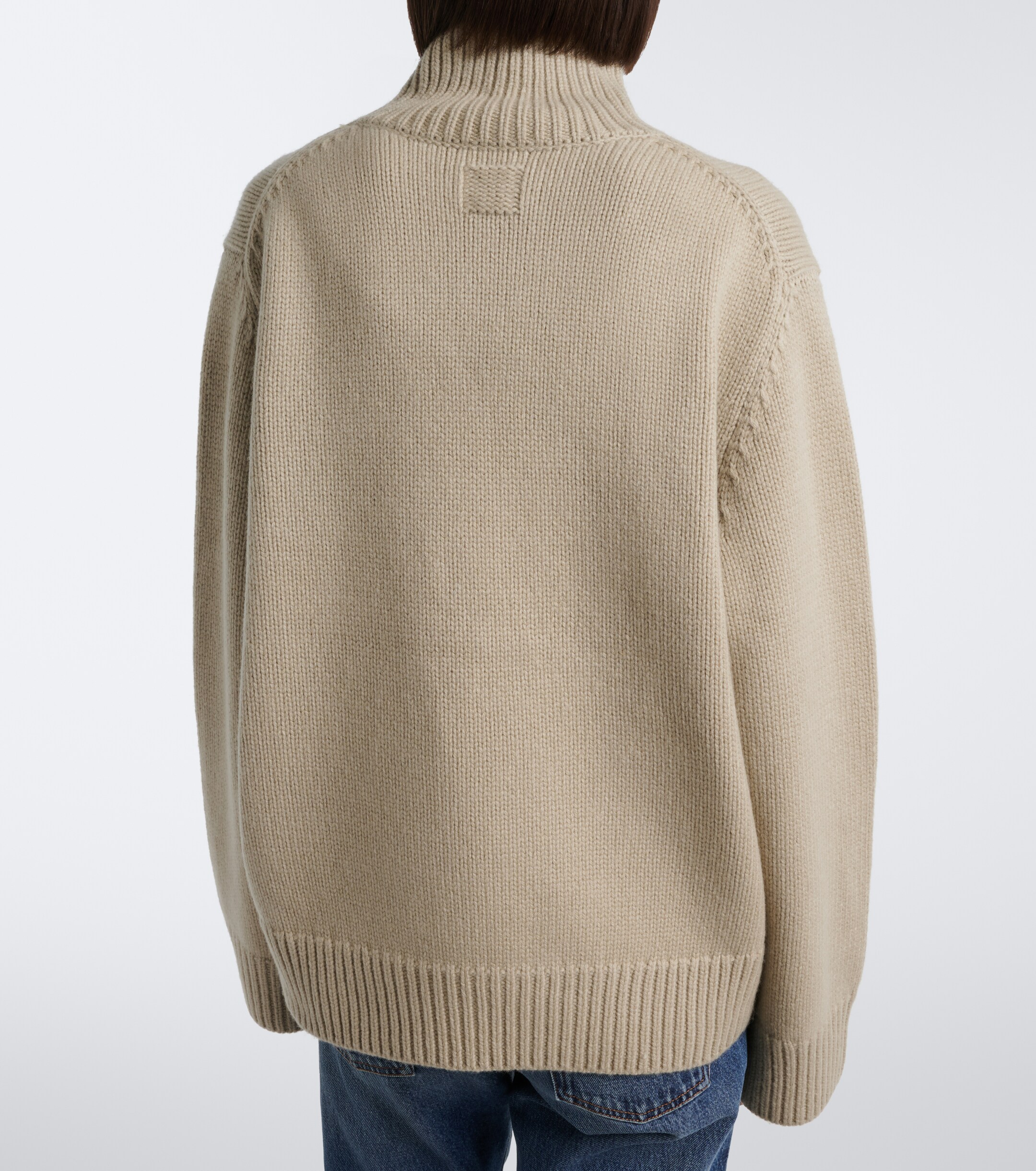 TOTEME Toteme Oversized wool turtleneck sweater