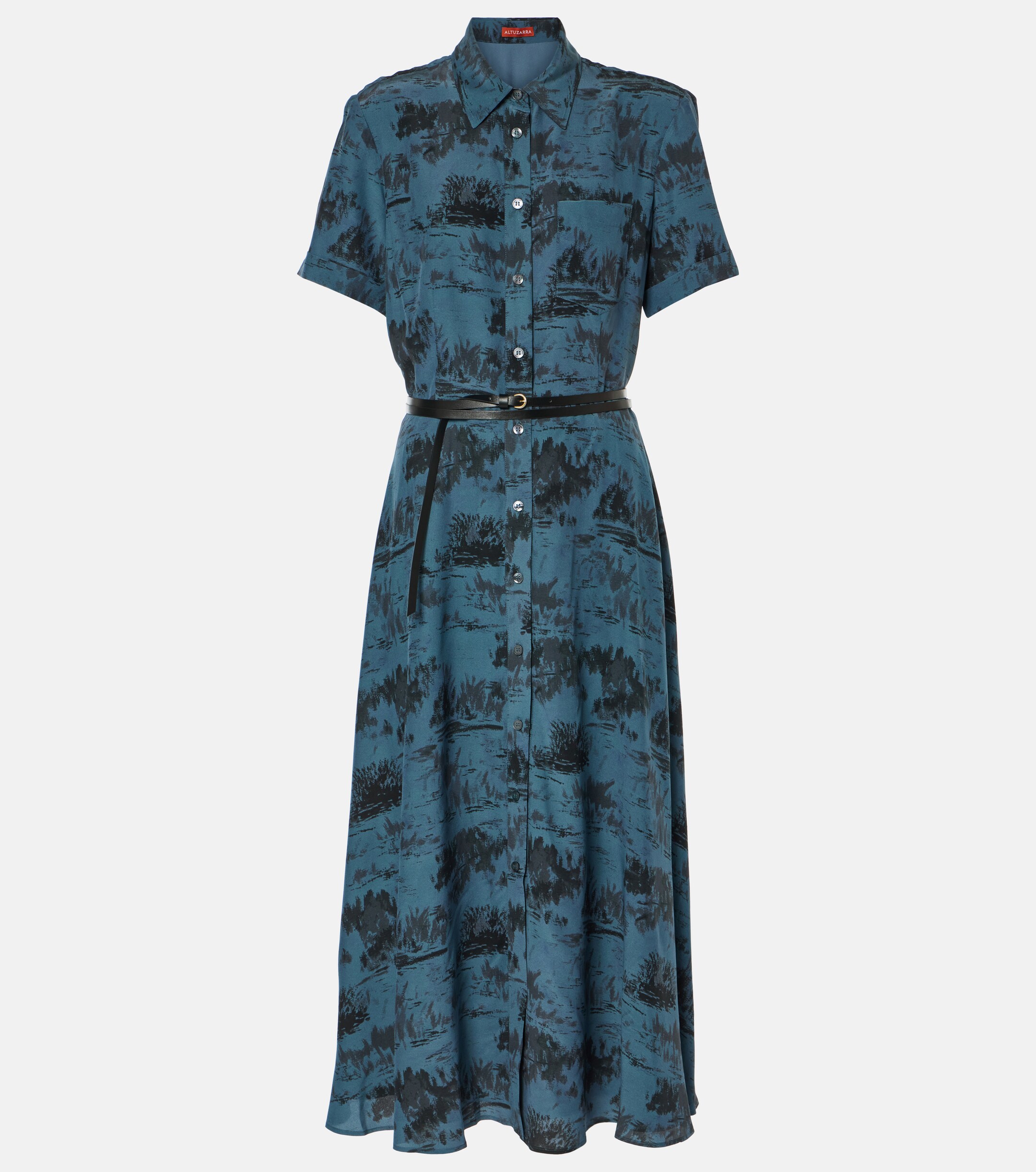Altuzarra Kiera printed silk midi dress thumbnail