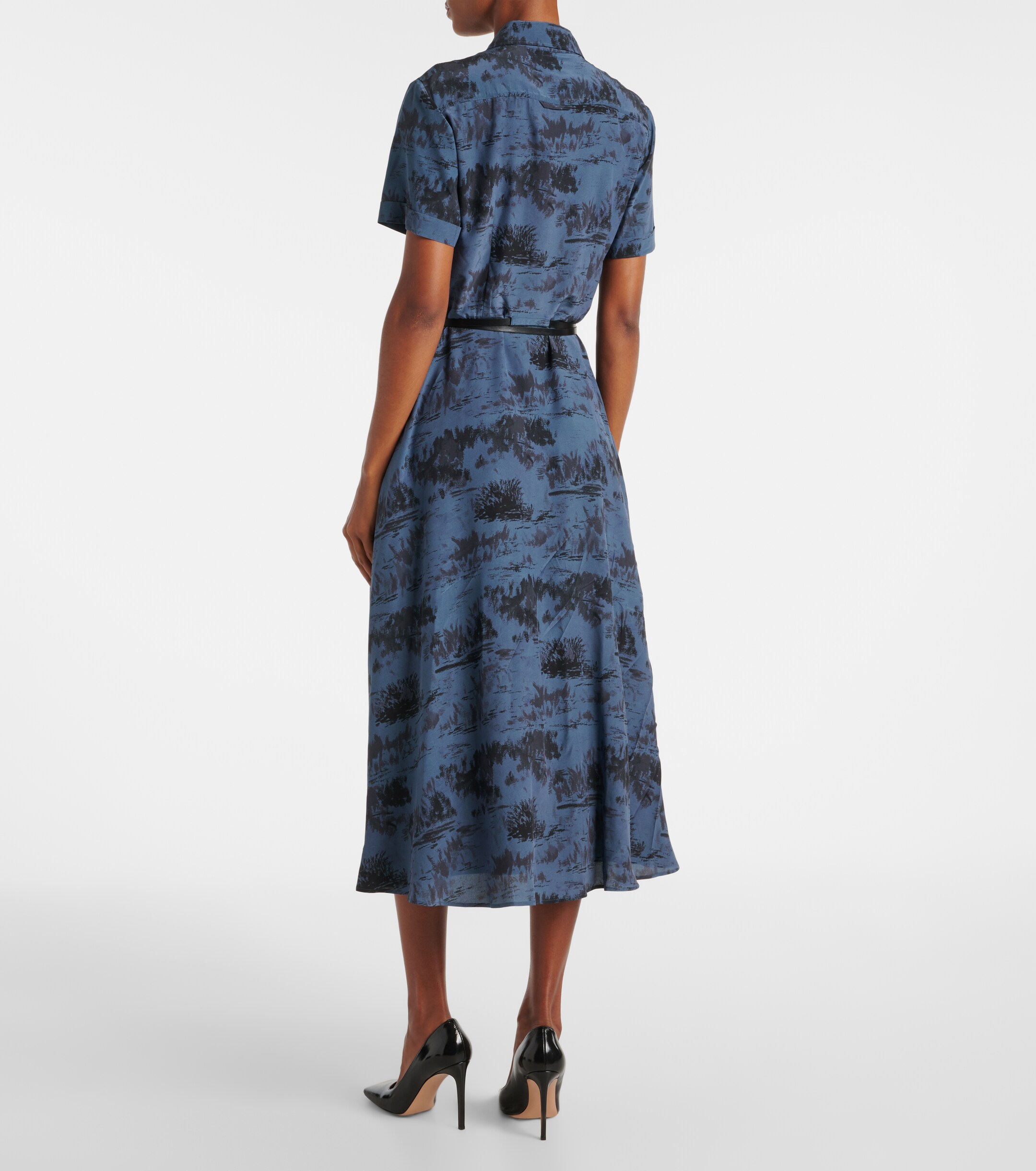 Altuzarra Kiera printed silk midi dress thumbnail
