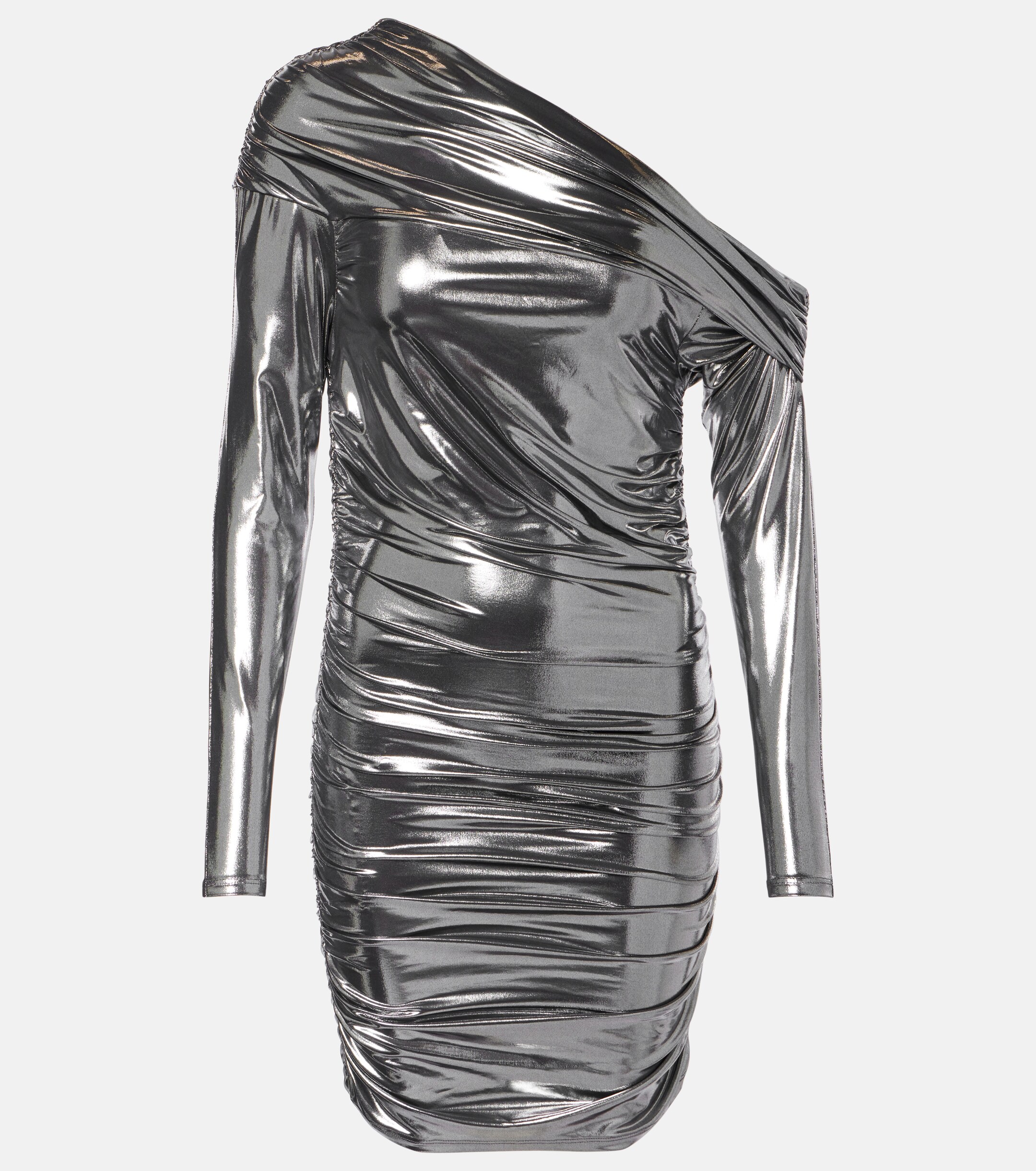 The Sei One-shoulder jersey minidress thumbnail