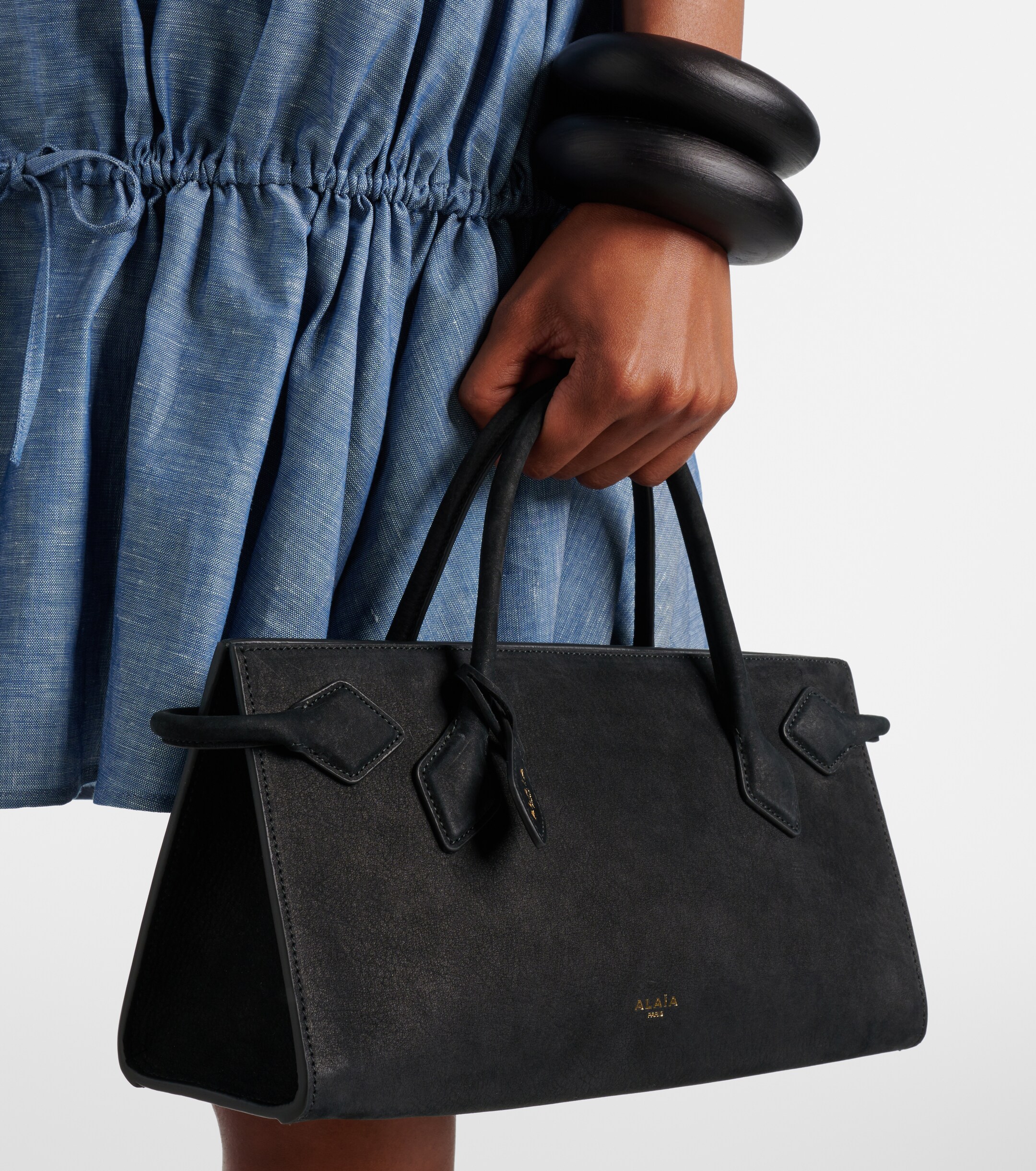 Alaïa Suede tote bag