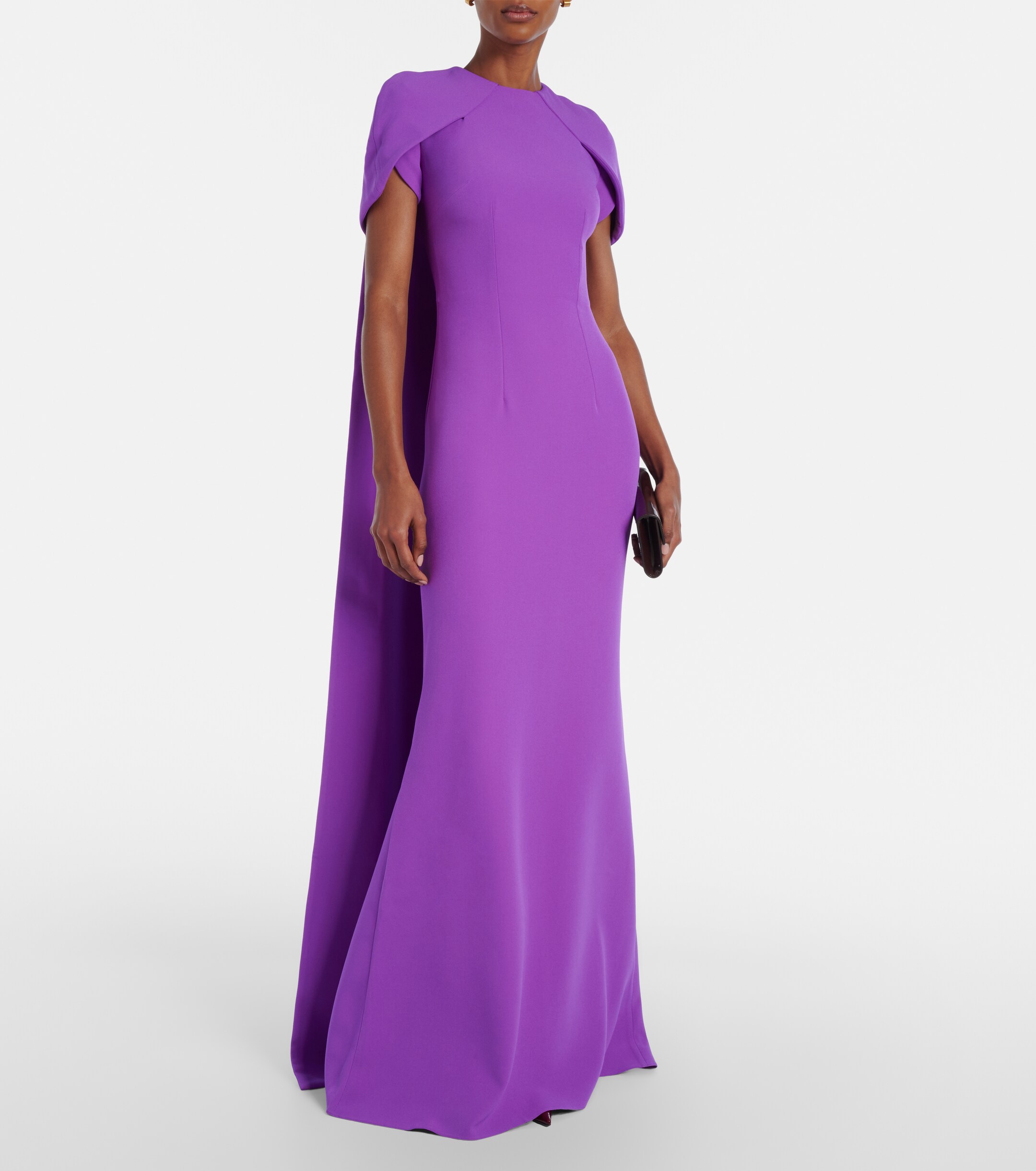 Safiyaa Ginko caped gown