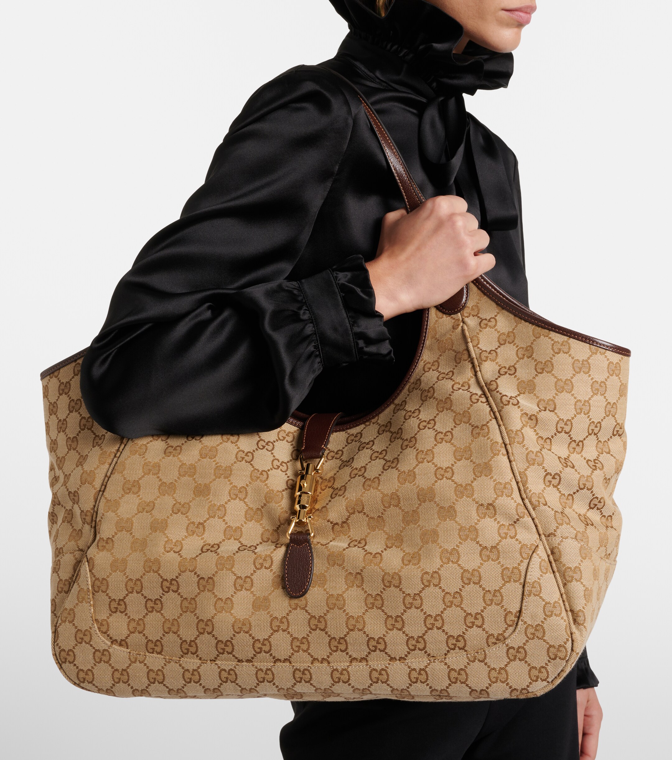 Gucci Mercato Large GG canvas tote bag