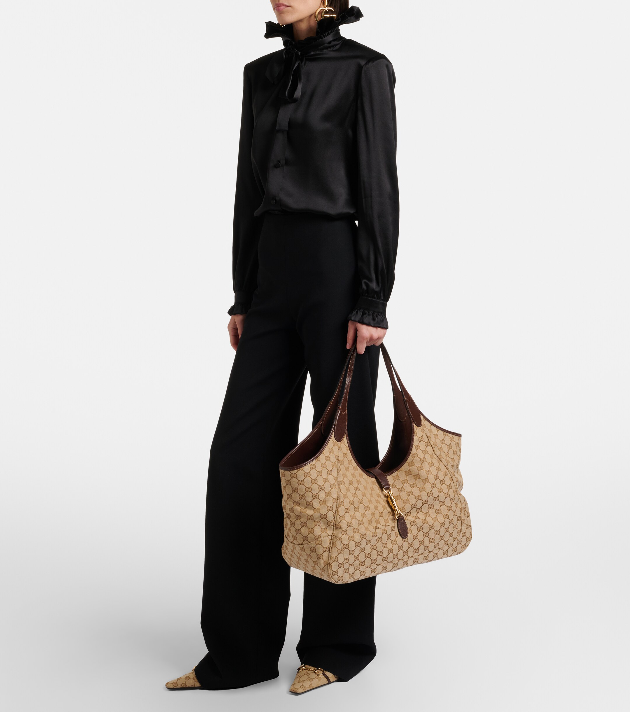 Gucci Mercato Large GG canvas tote bag