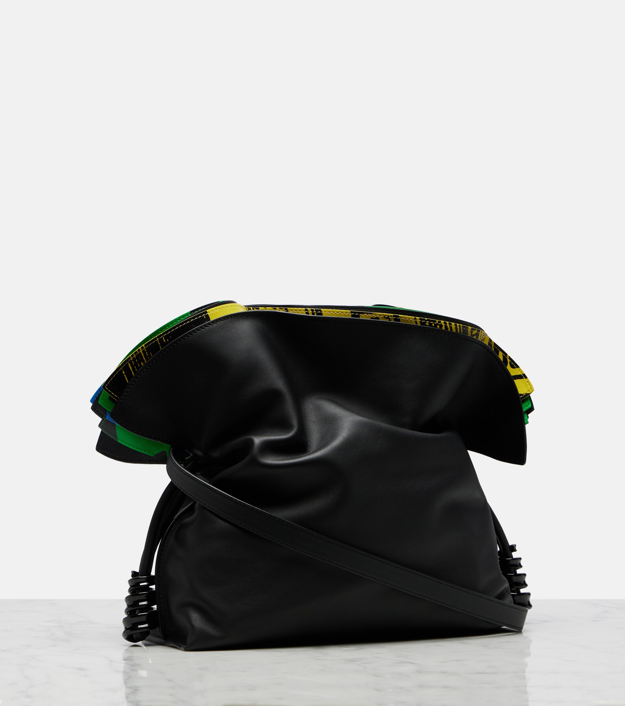 Loewe Flamenco leather clutch