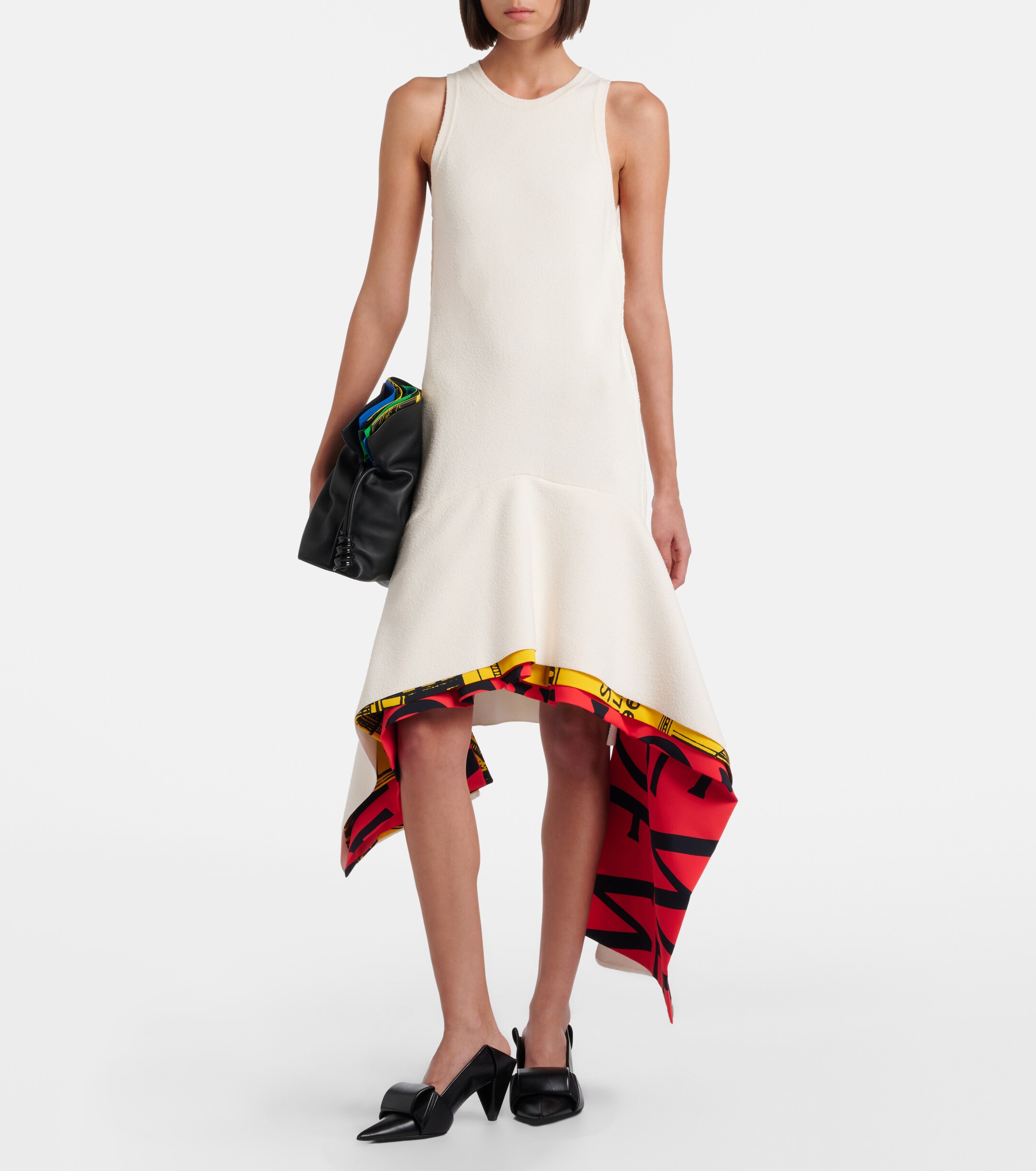 Loewe Flamenco leather clutch