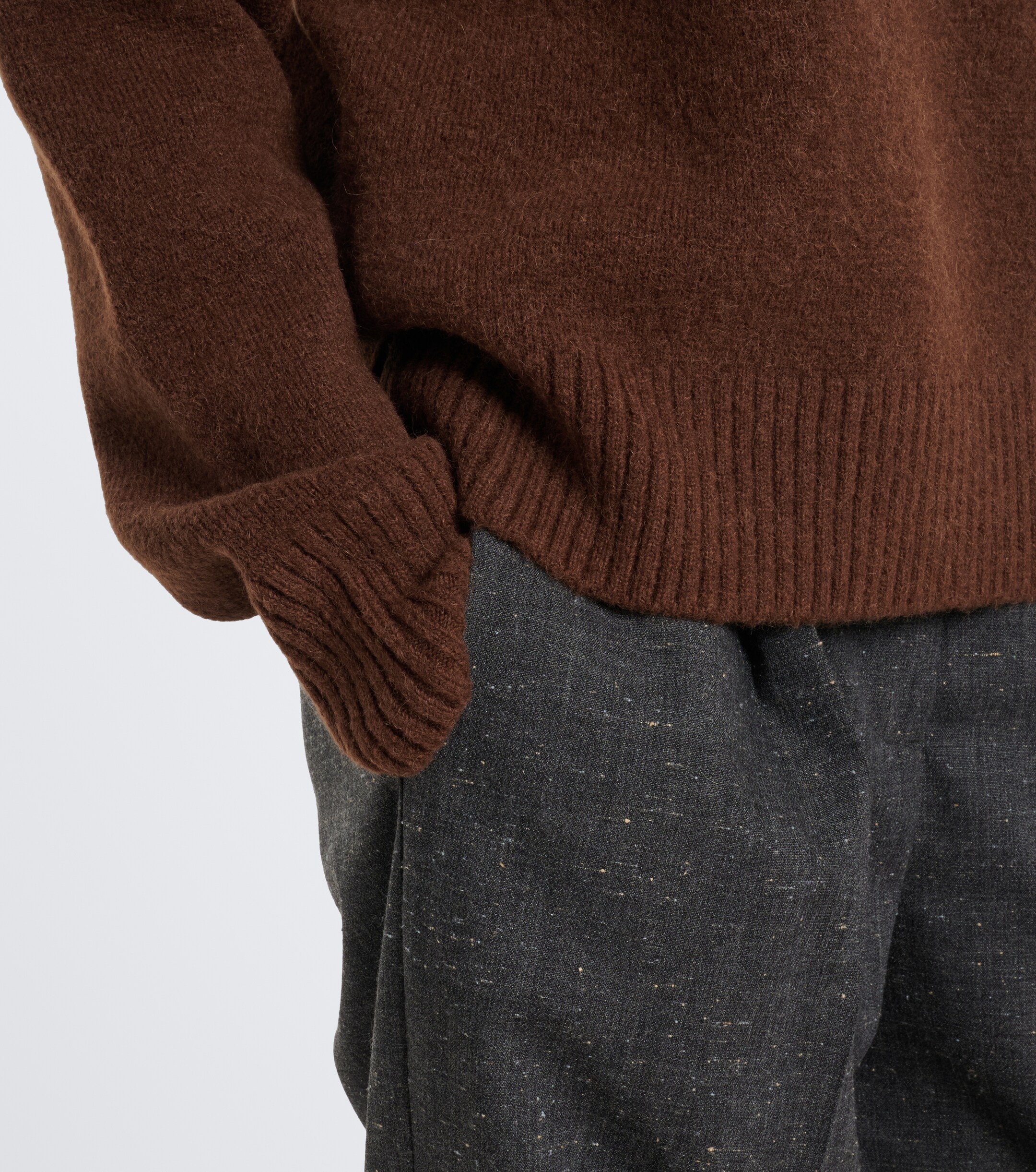 Ami Paris Ami Paris Ami De Coeur alpaca and wool-blend sweater