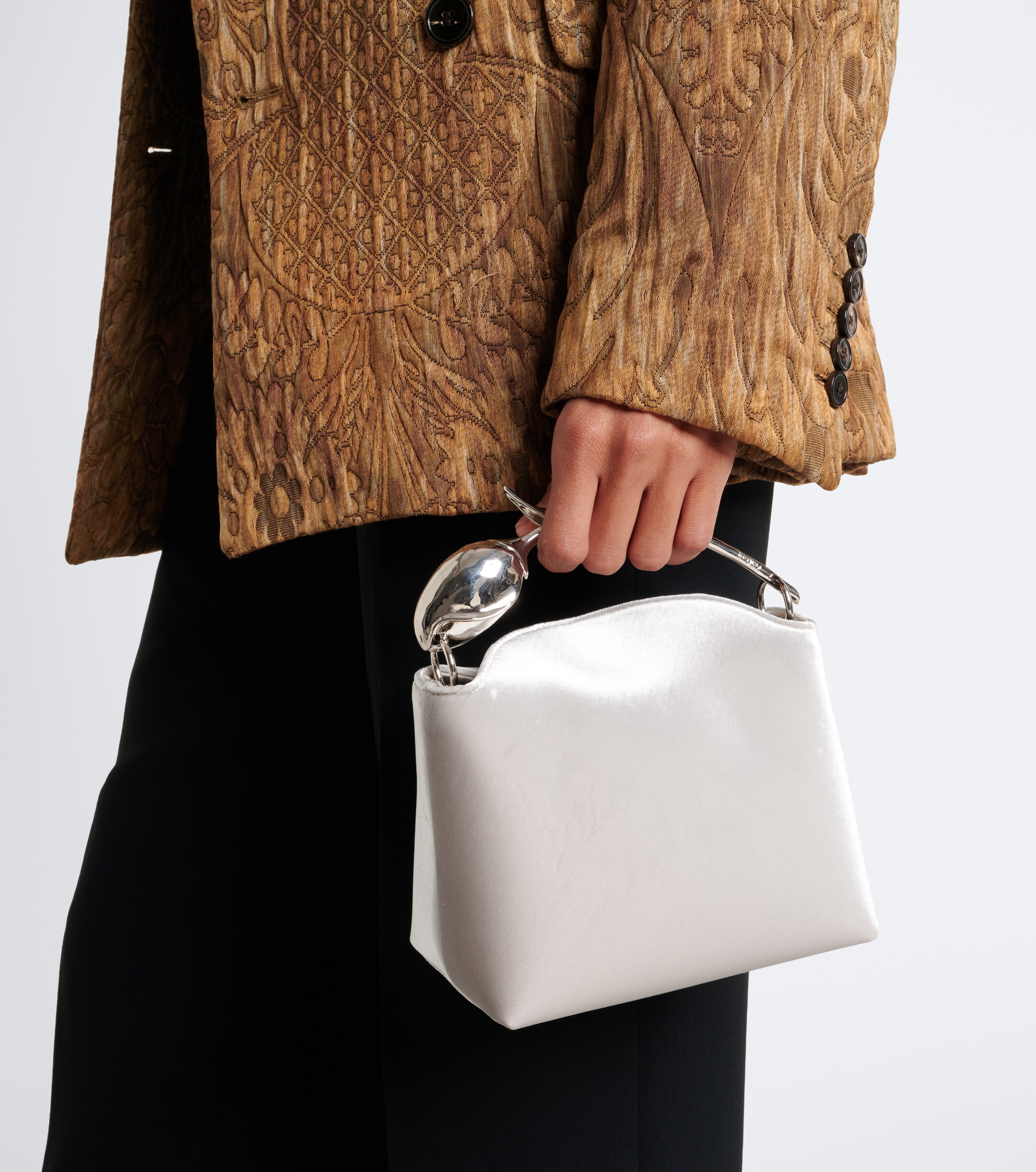 Erdem Erdem Bloom Mini velvet top-handle bag