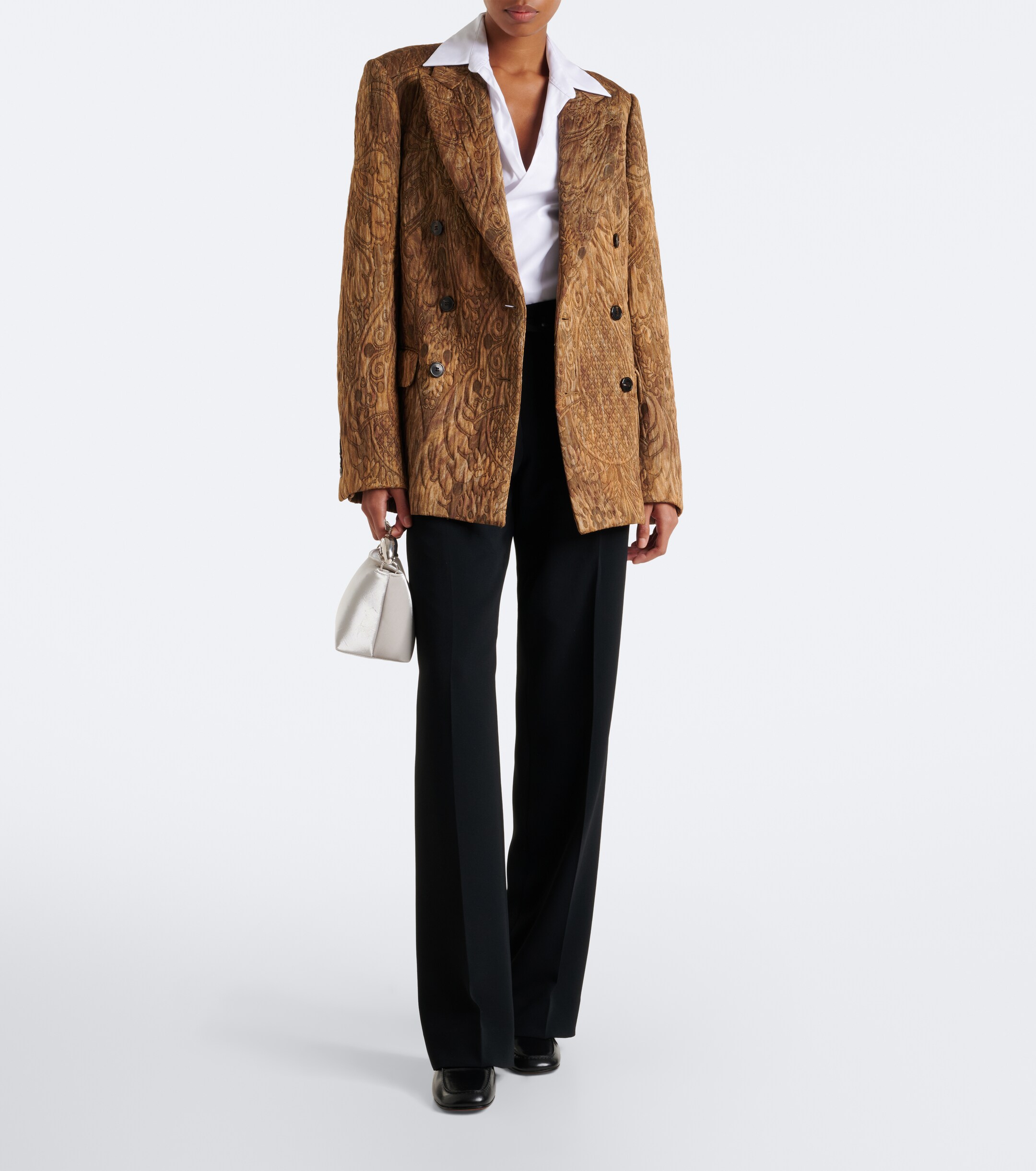 Erdem Erdem Bloom Mini velvet top-handle bag