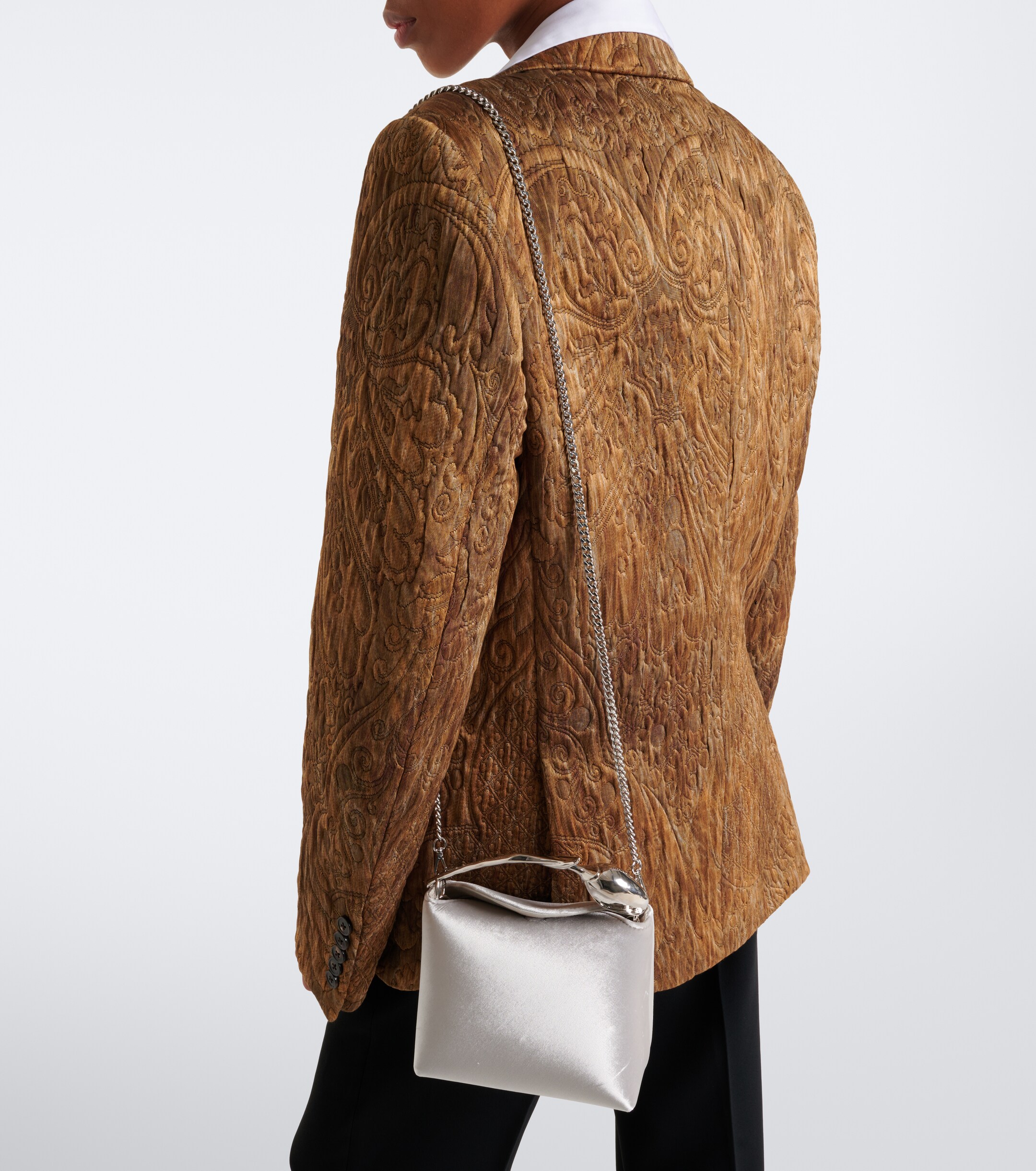 Erdem Erdem Bloom Mini velvet top-handle bag