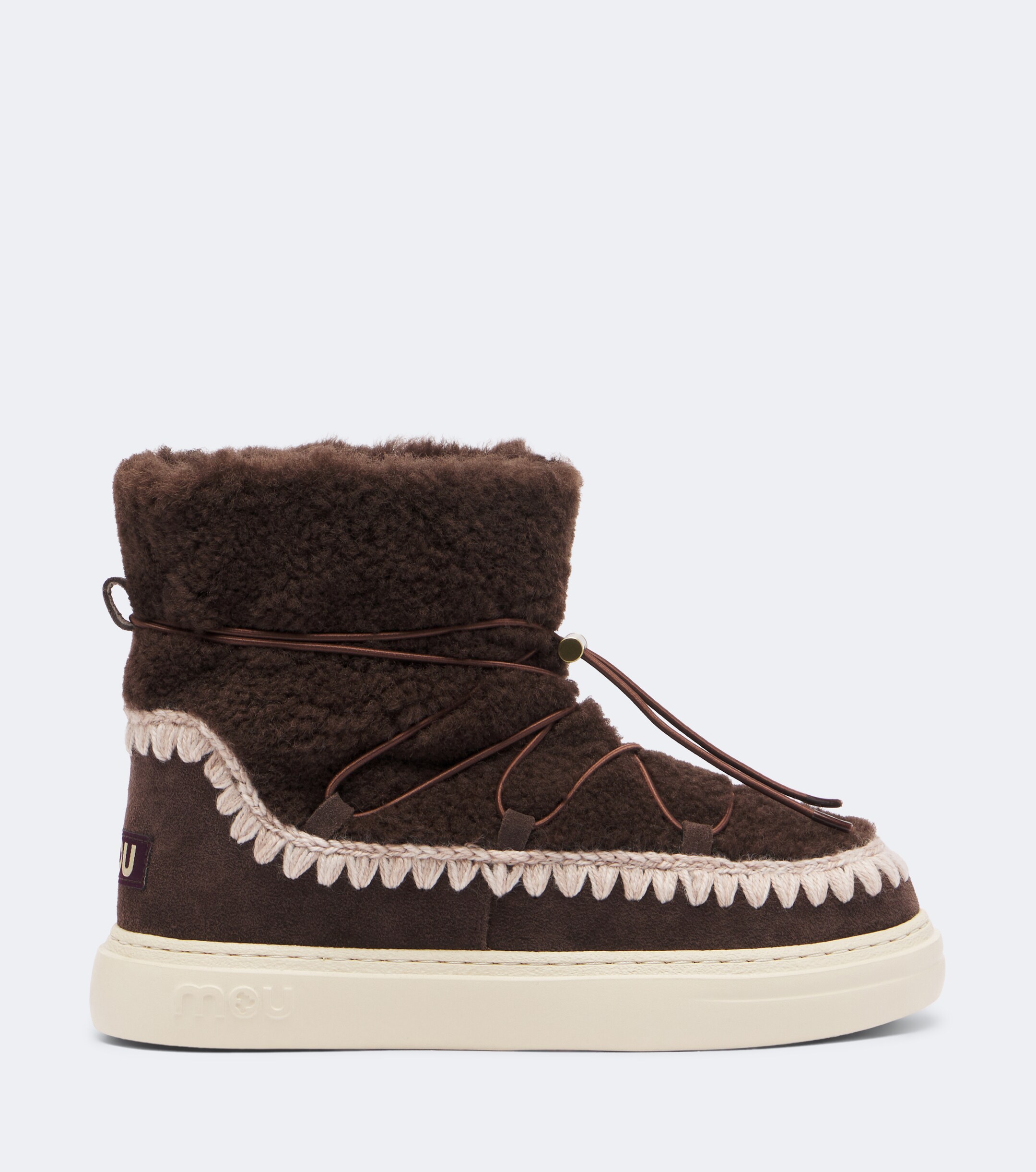 MOU Mou Sneaker Bold shearling ankle boots