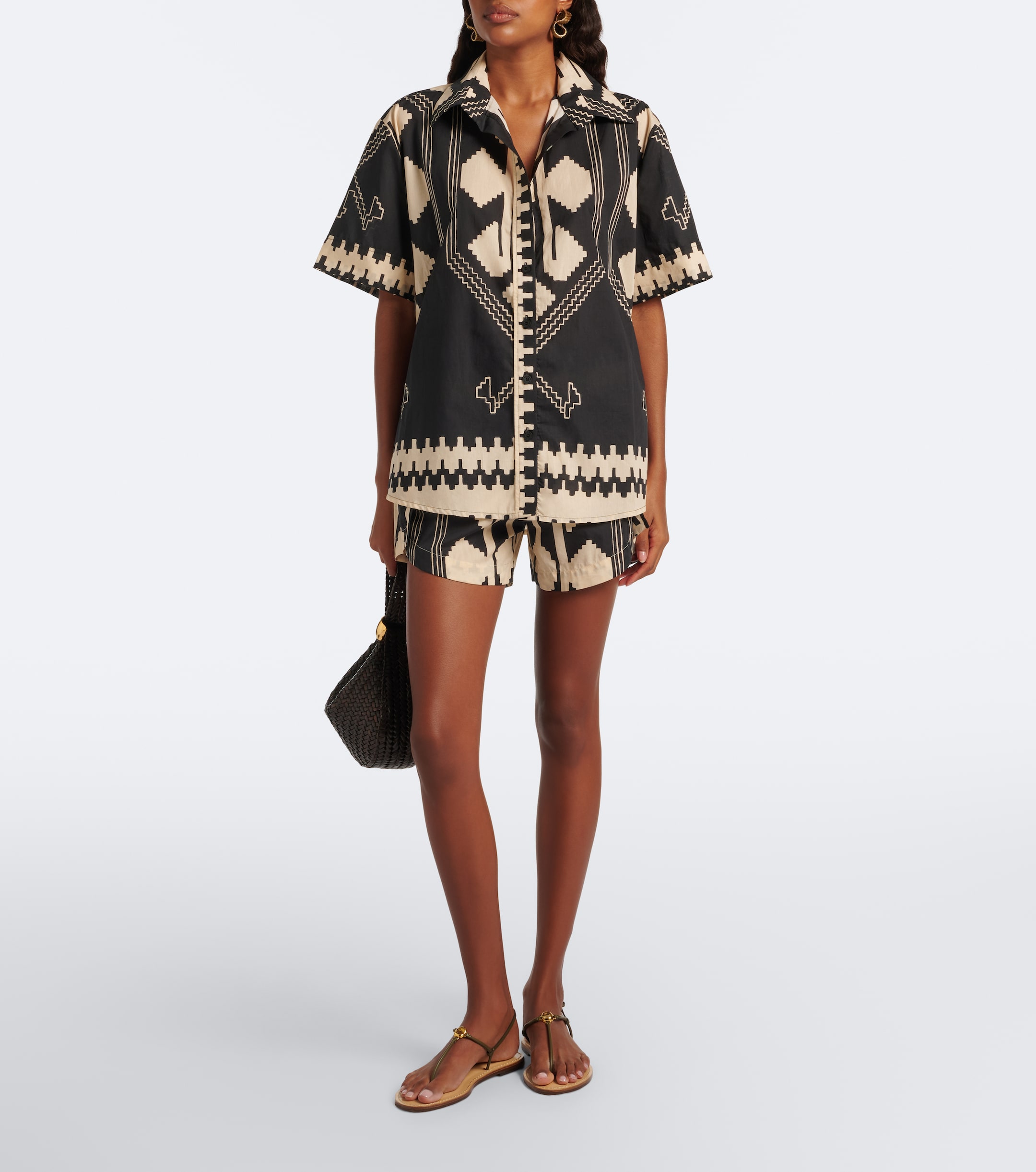 Johanna Ortiz Johanna Ortiz Printed cotton shorts