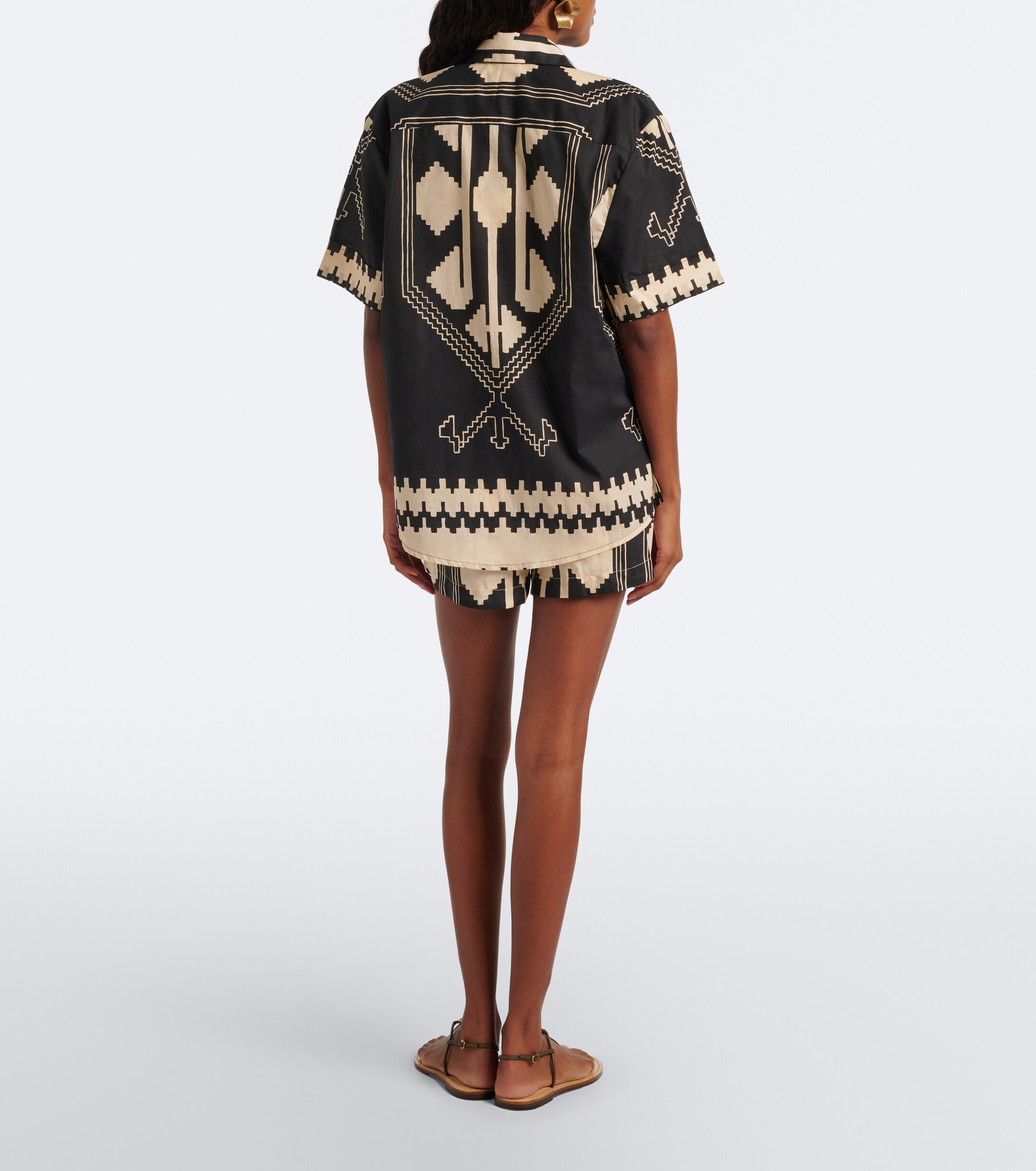 Johanna Ortiz Johanna Ortiz Printed cotton shorts