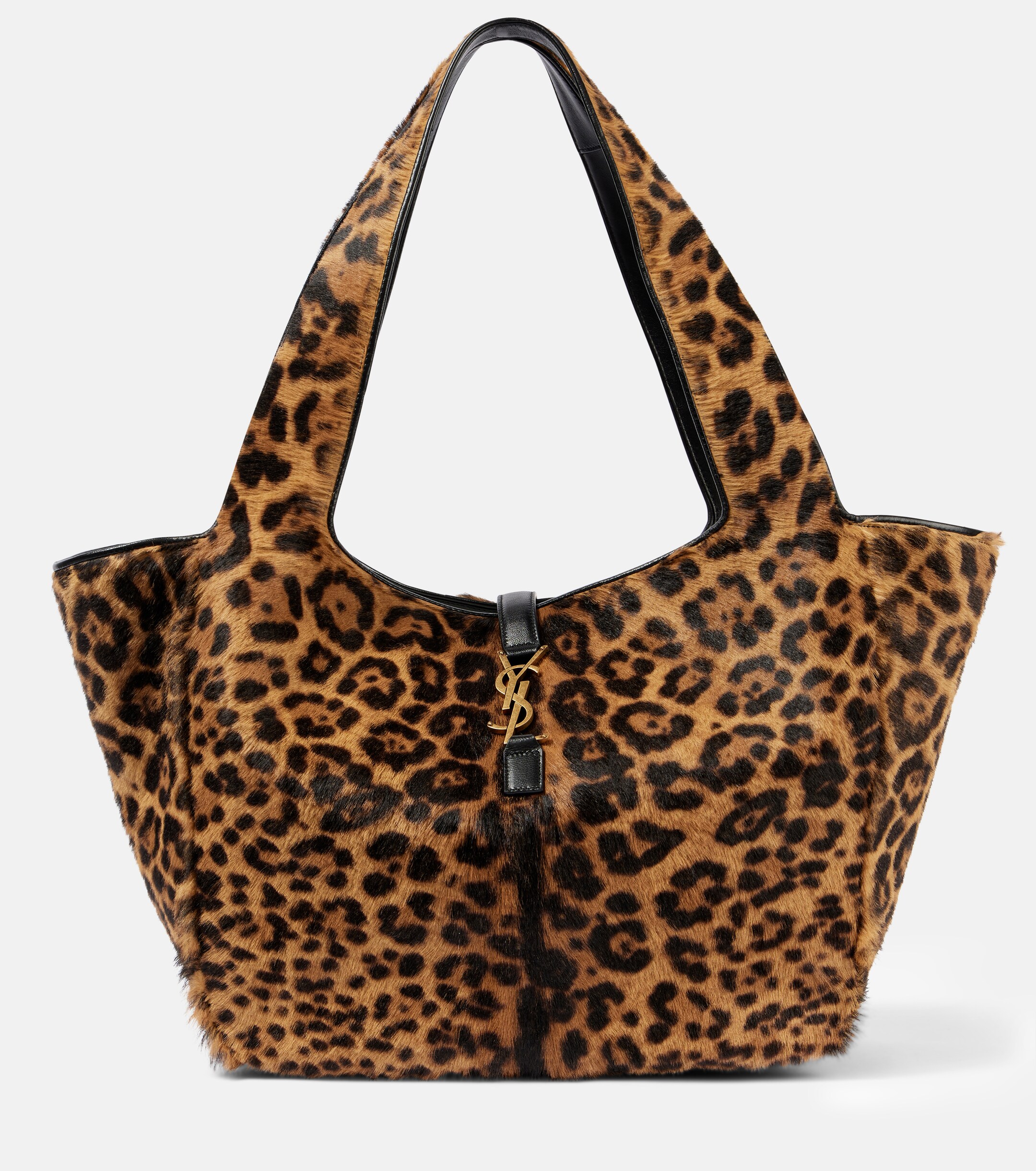 Saint Laurent Le 5 À 7 Bea leopard-print shoulder bag