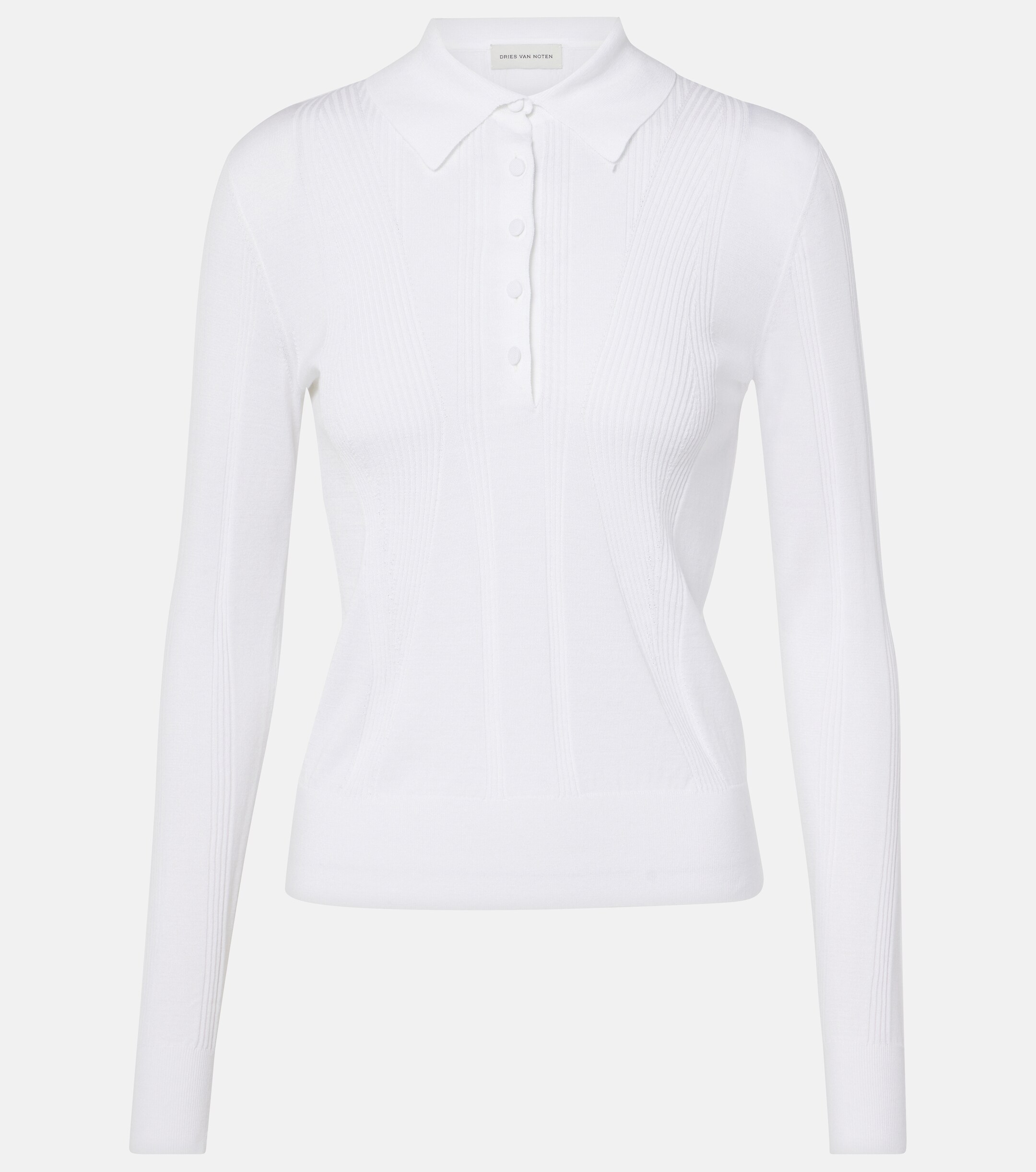 Dries Van Noten - Touria cotton polo sweater | Plush