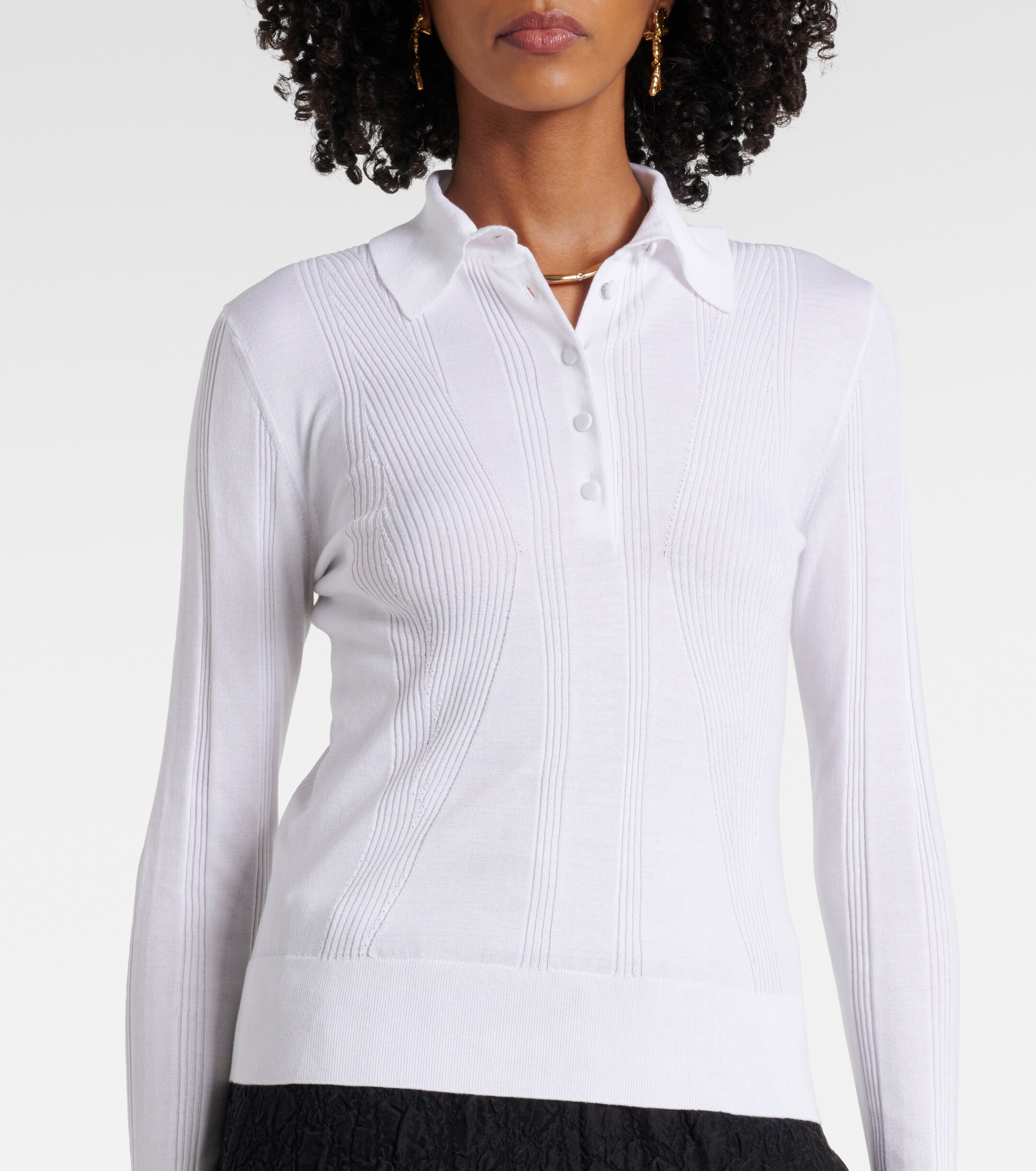 Dries Van Noten - Touria cotton polo sweater | Plush
