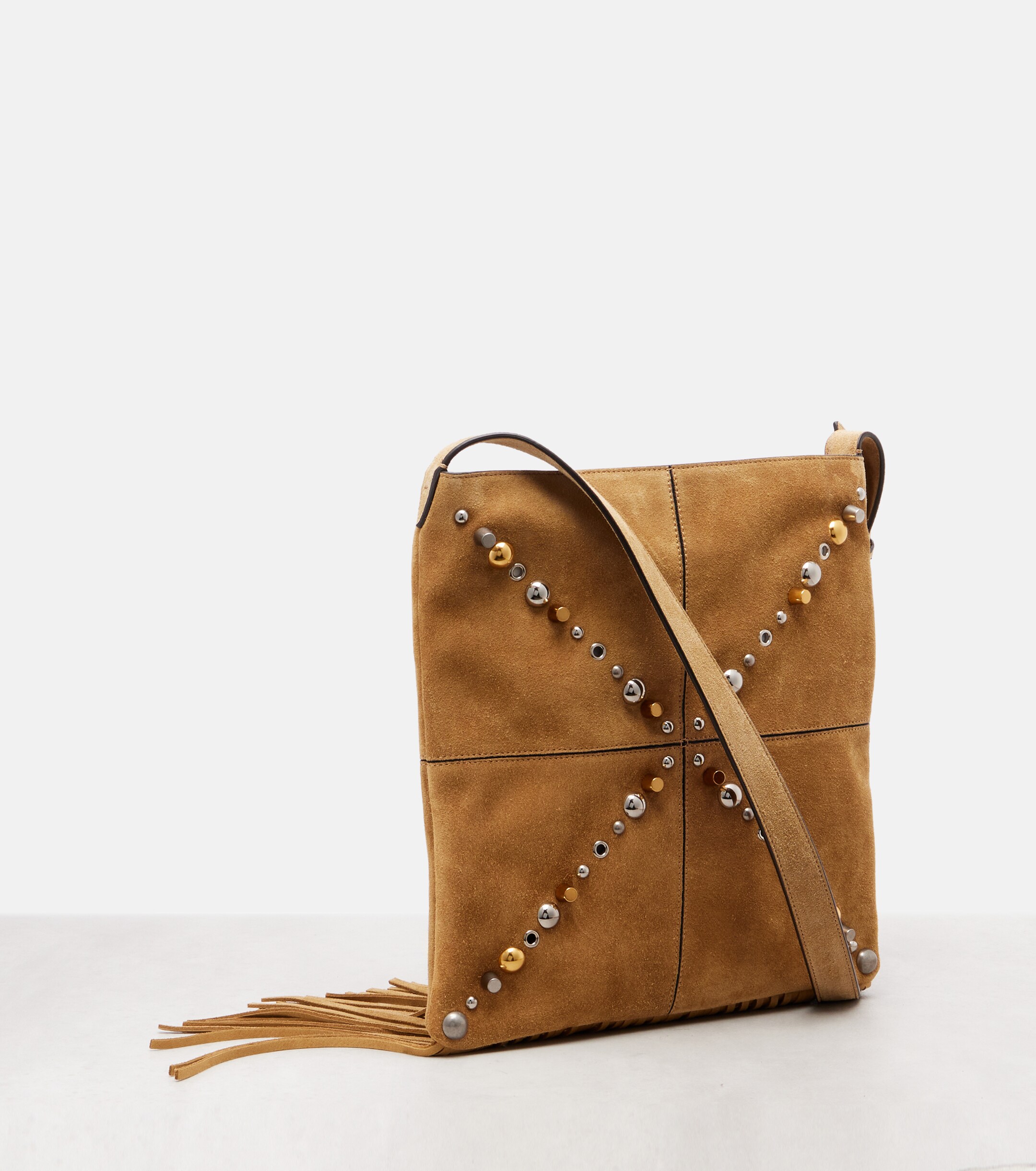 Valentino Garavani Nellcôte Medium suede shoulder bag thumbnail