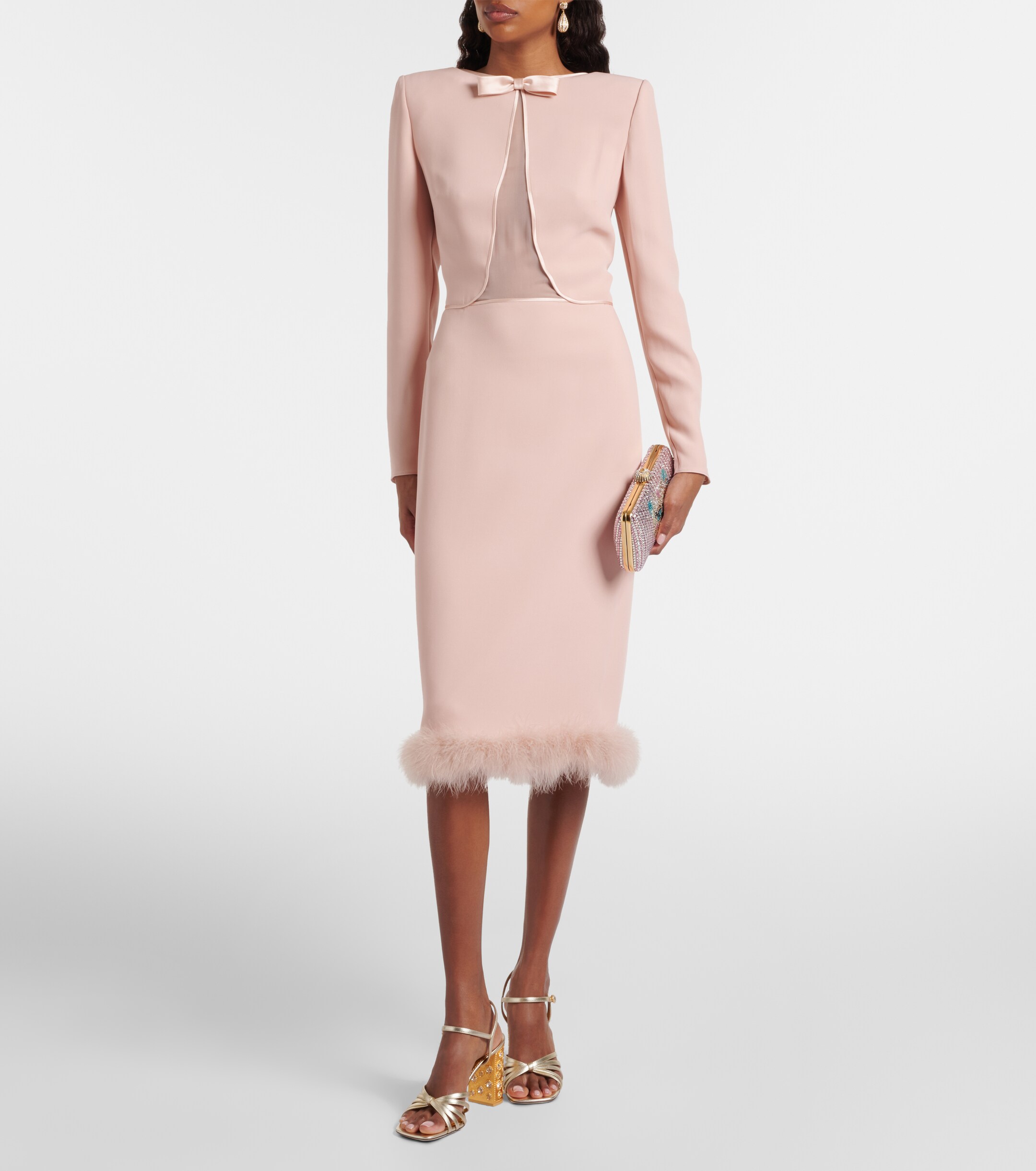 Valentino Garavani Carry Secrets embellished clutch thumbnail