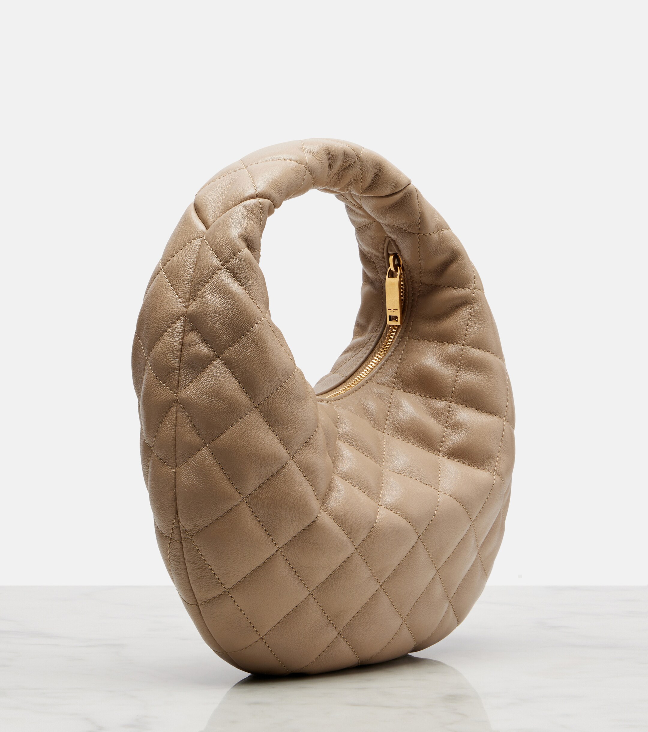 Saint Laurent Icarino Baby quilted leather top-handle bag