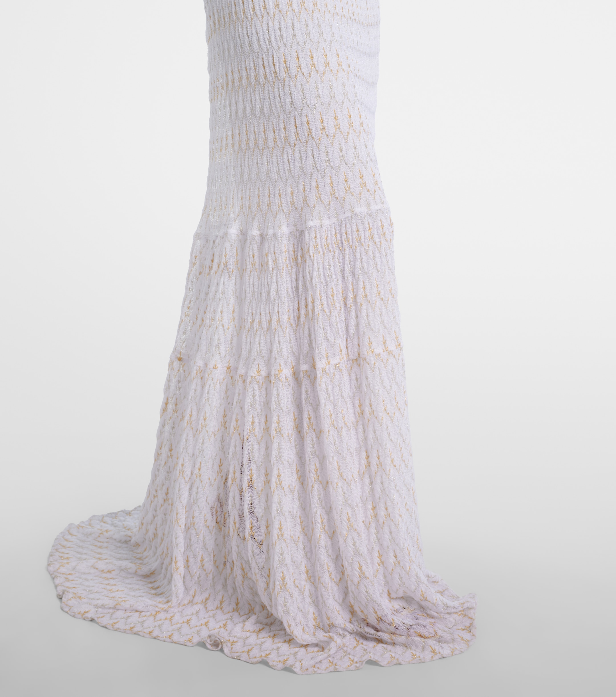 Missoni - Halterneck open-back lam gown | Plush
