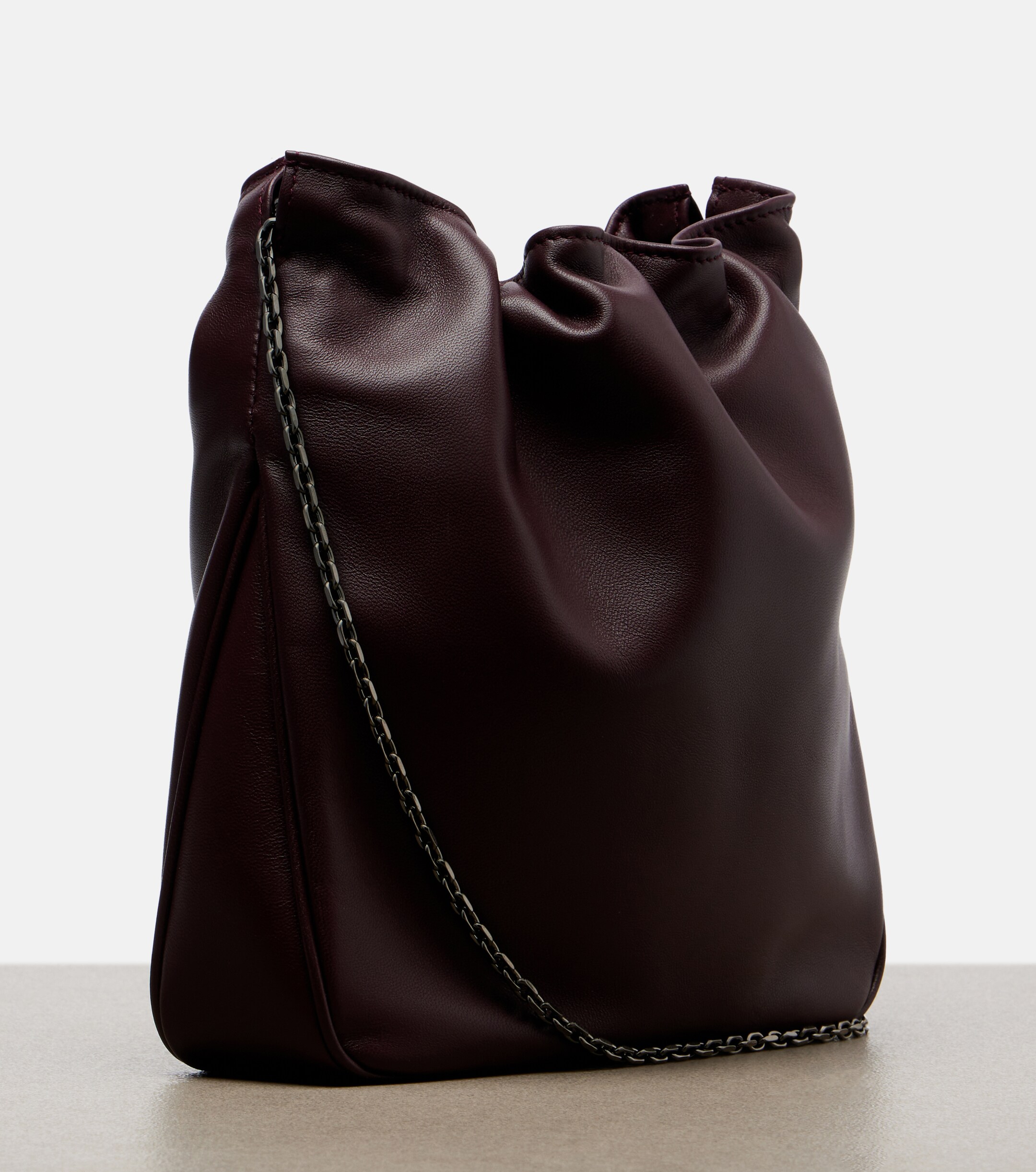 ROGER VIVIER Pilgrim Mini leather bucket bag