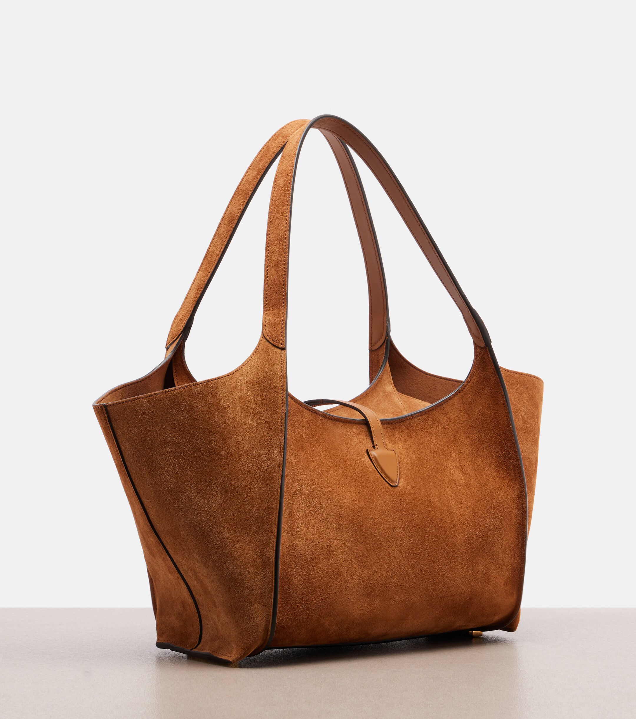Tod's T Timeless Small suede tote bag