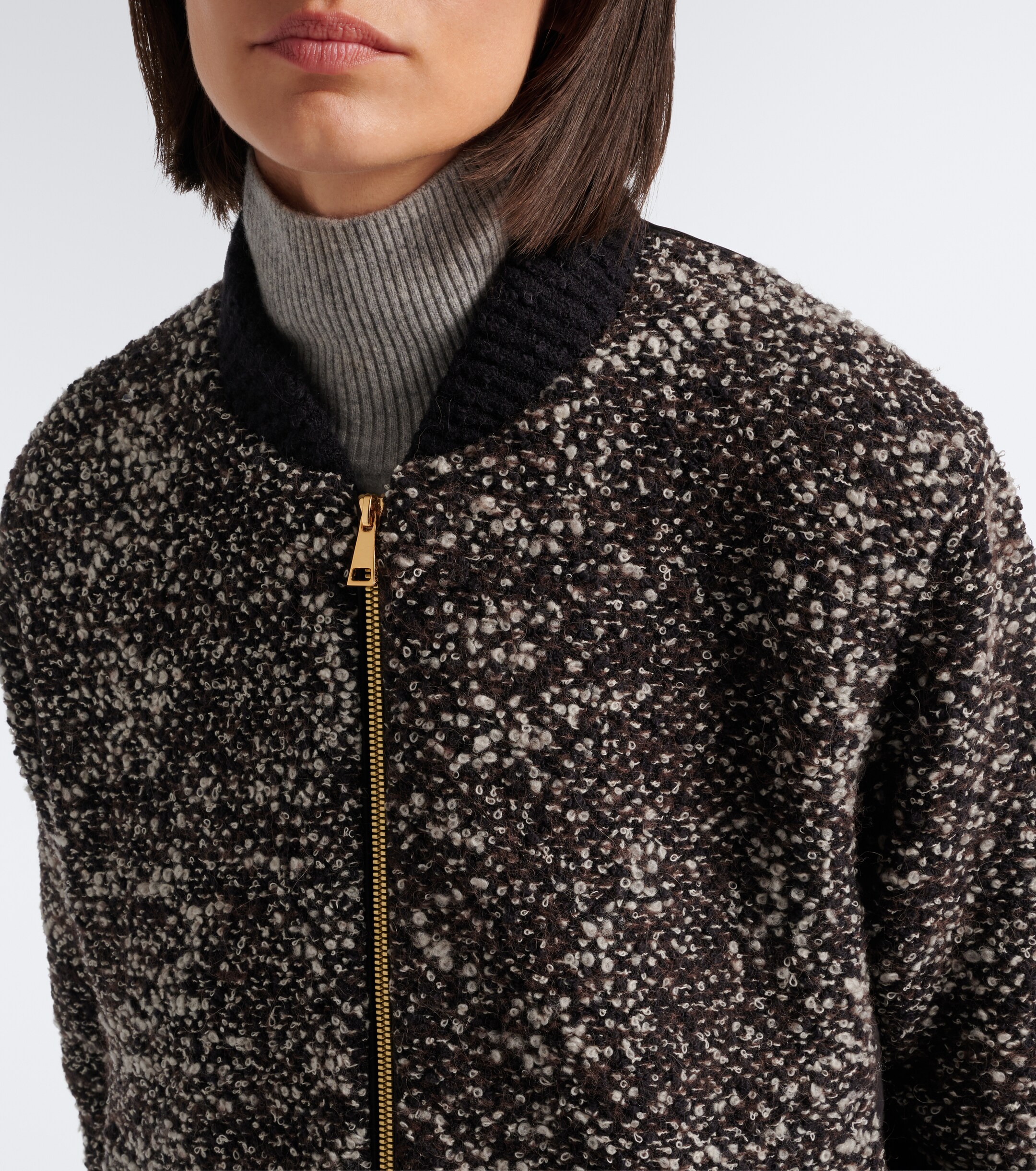 Moncler Moncler Cotton, wool, and alpaca-blend cardigan