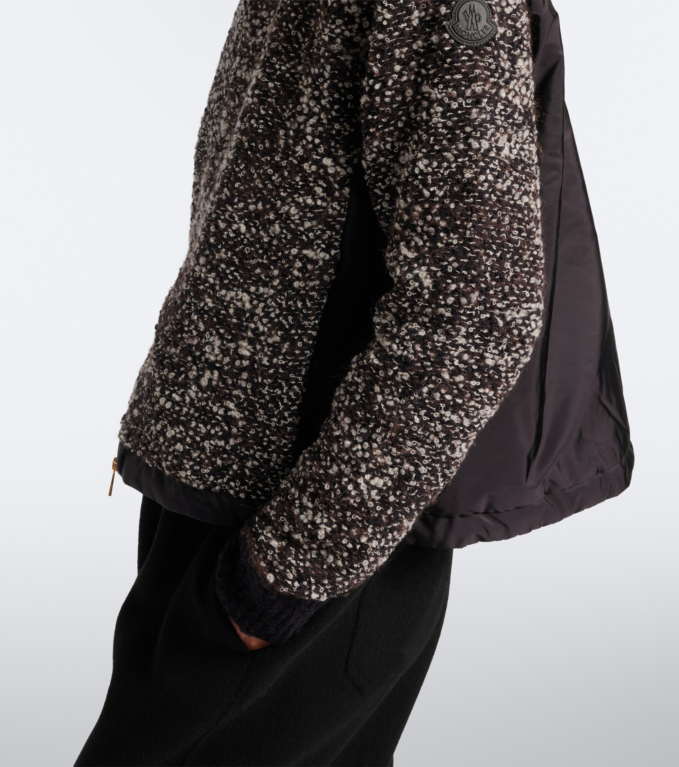 Moncler Moncler Cotton, wool, and alpaca-blend cardigan