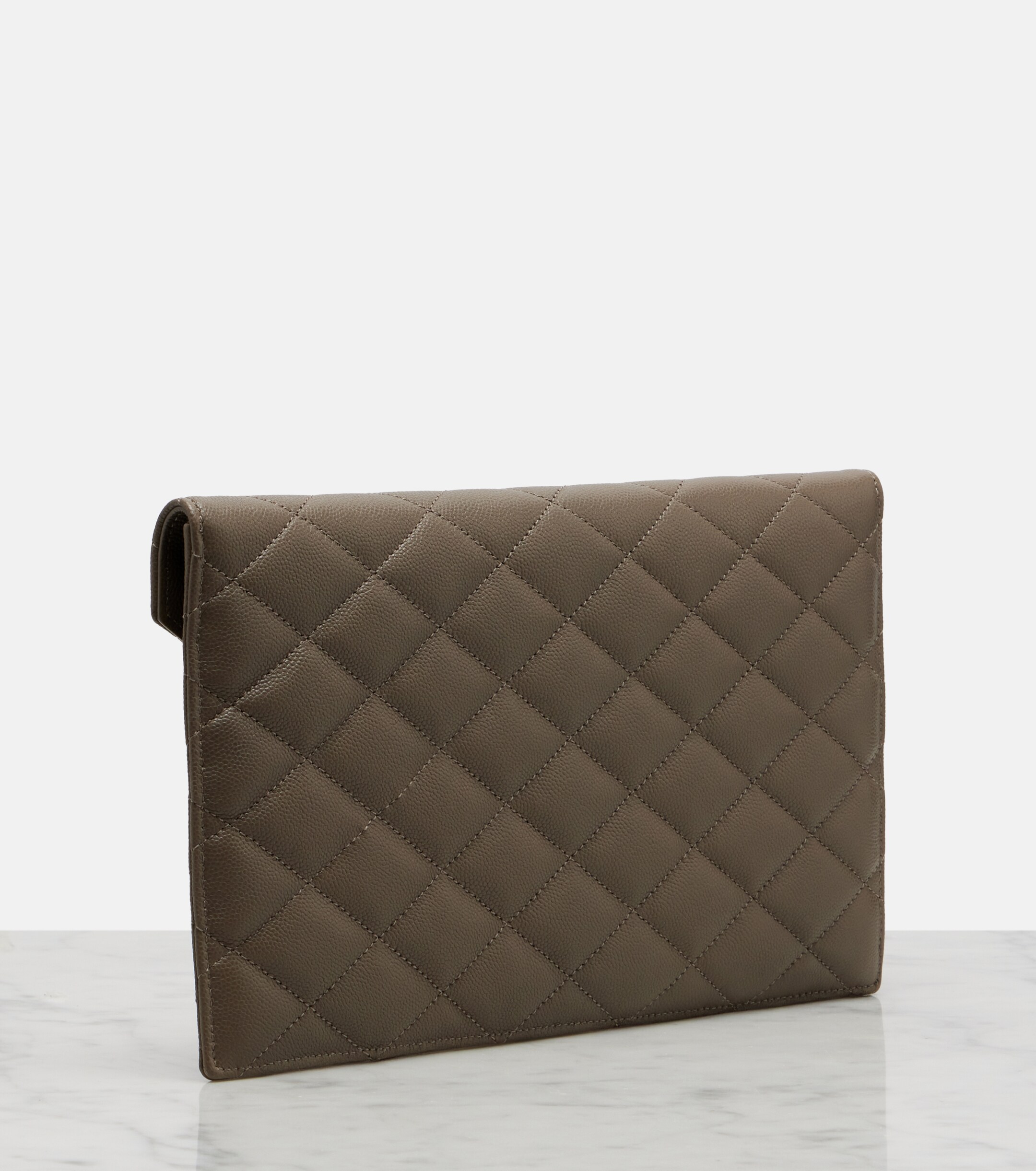 Saint Laurent Paris leather clutch