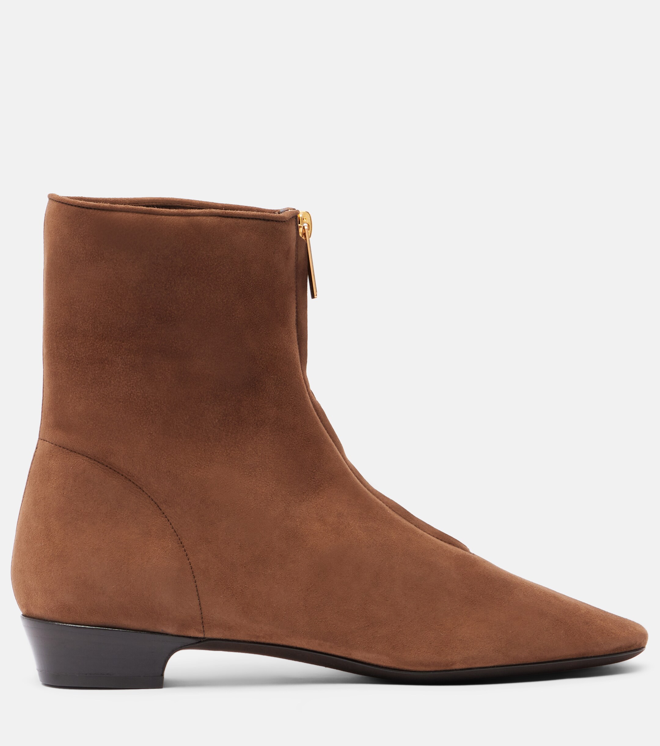 Herbert Levine Herbert Levine Easy Does It shearling-trimmed suede ankle boots